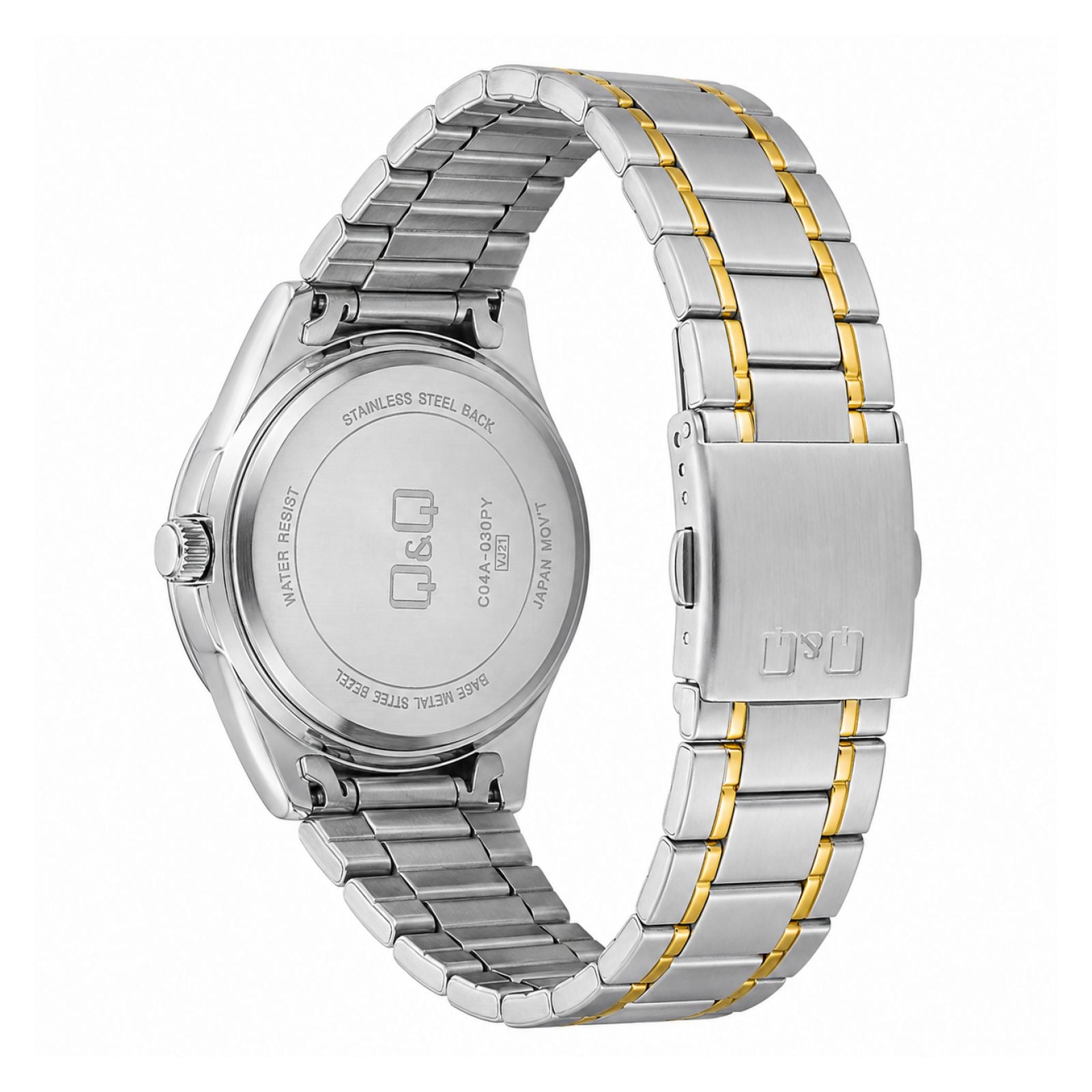 RELOJ QYQ C04A-030PY HOMBRE DE ACERO INOXIDABLE PLATEADO - 4