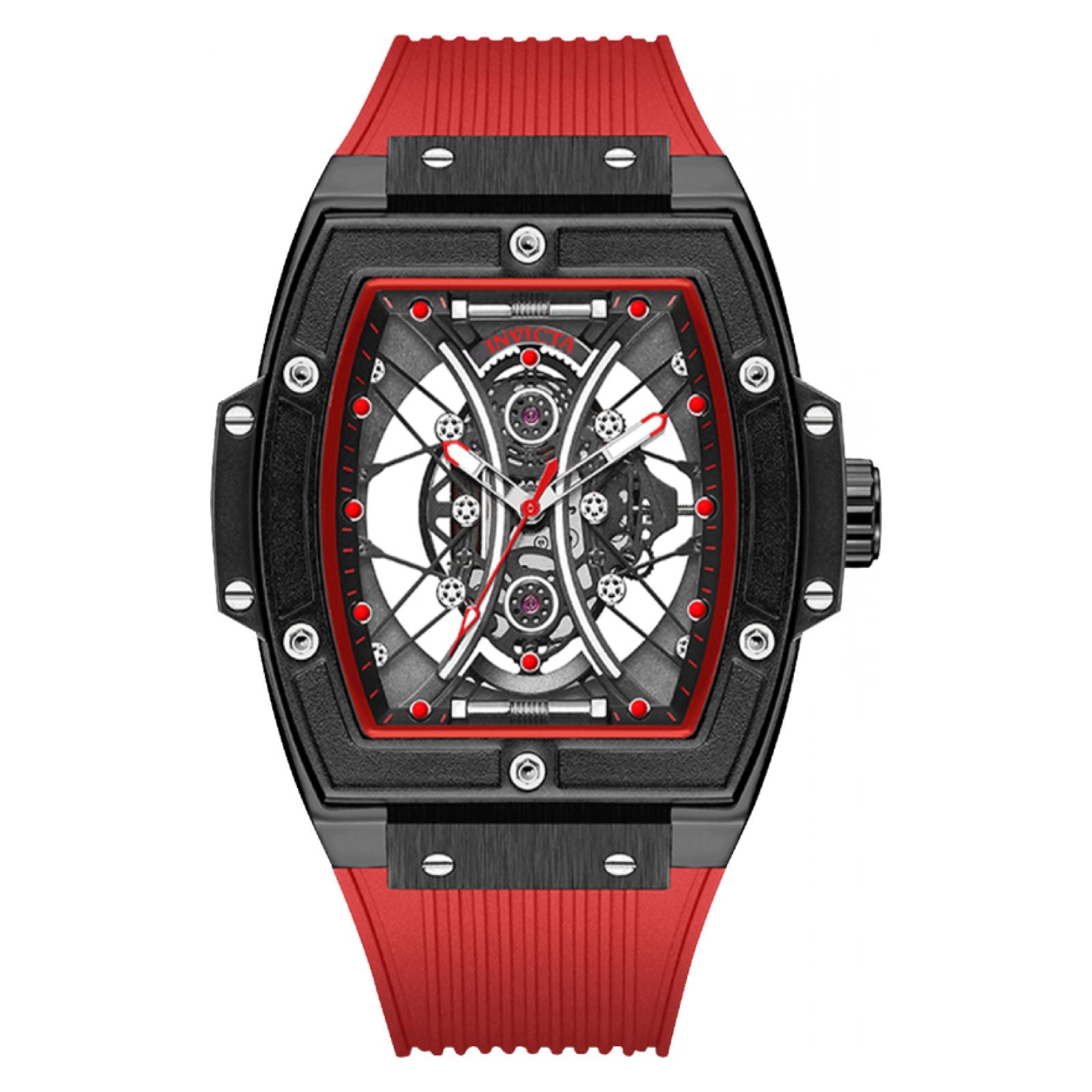 RELOJ INVICTA S1 RALLY 69843 UNISEX DE SILICONA ROJO - 1