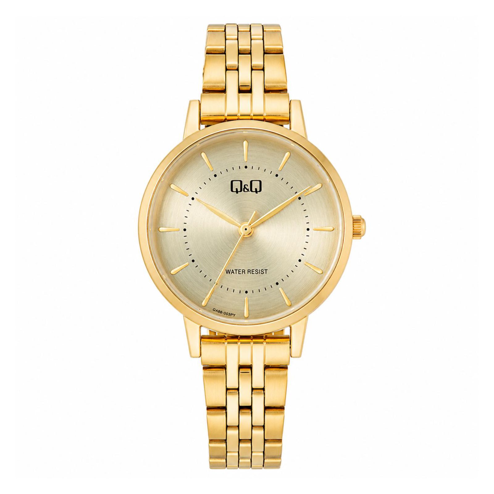 RELOJ QYQ Q48B-003PY MUJER DE ACERO INOXIDABLE DORADO - 1