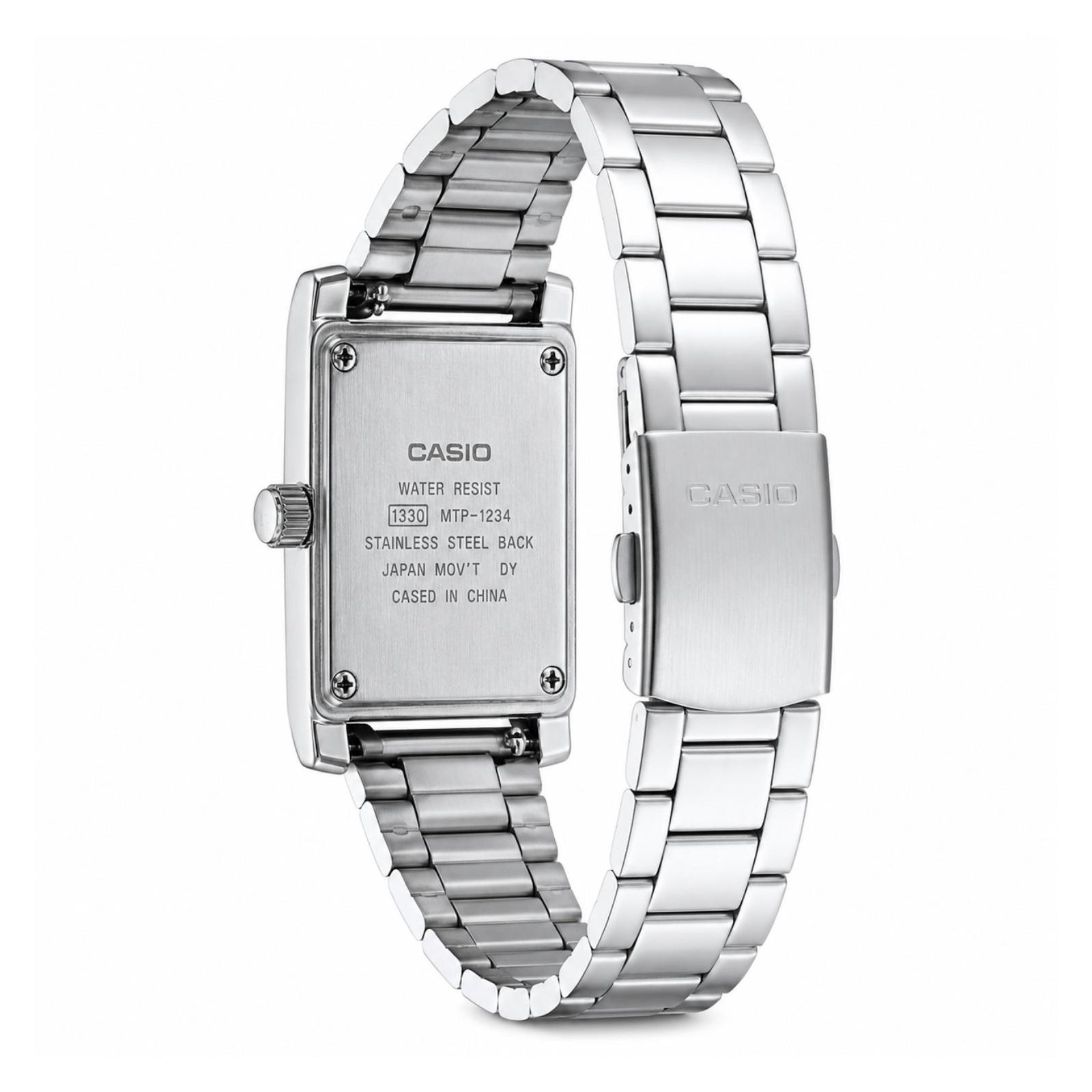 RELOJ CASIO LTP-1234DS-2ADF MUJER DE ACERO INOXIDABLE PLATEADO - 4