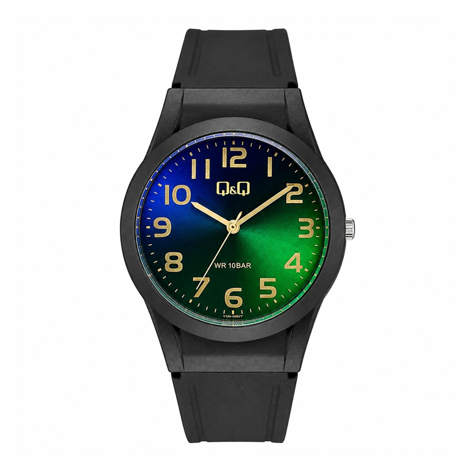 RELOJ QYQ V25A-005VY MUJER DE RESINA NEGRO - 1