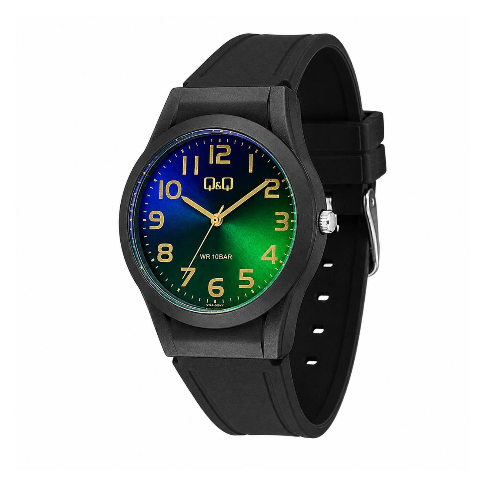 RELOJ QYQ V25A-005VY MUJER DE RESINA NEGRO - 2