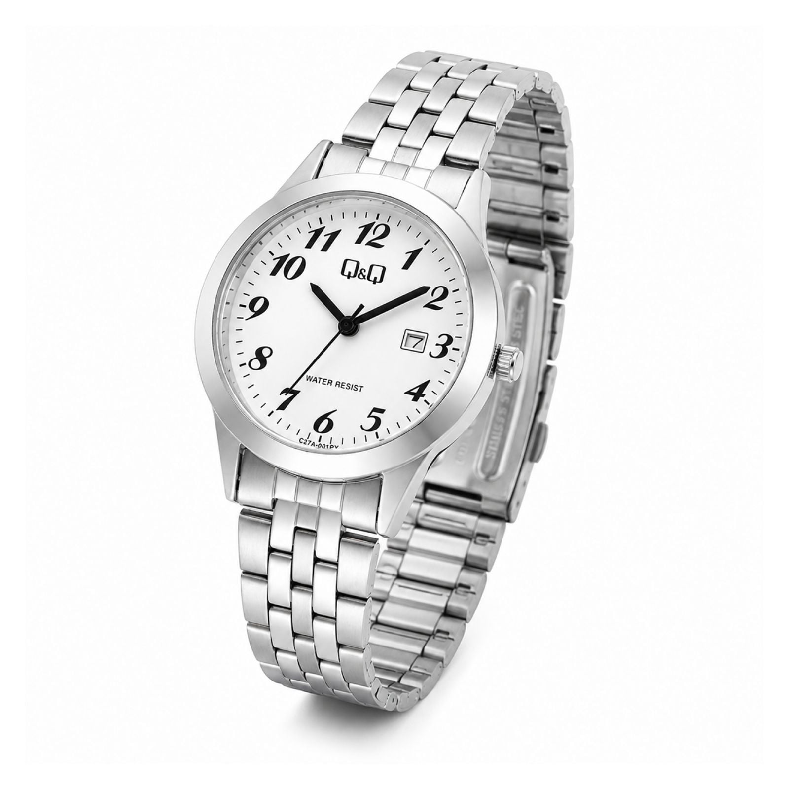 RELOJ QYQ C27A-001PY MUJER DE ACERO INOXIDABLE PLATEADO - 2