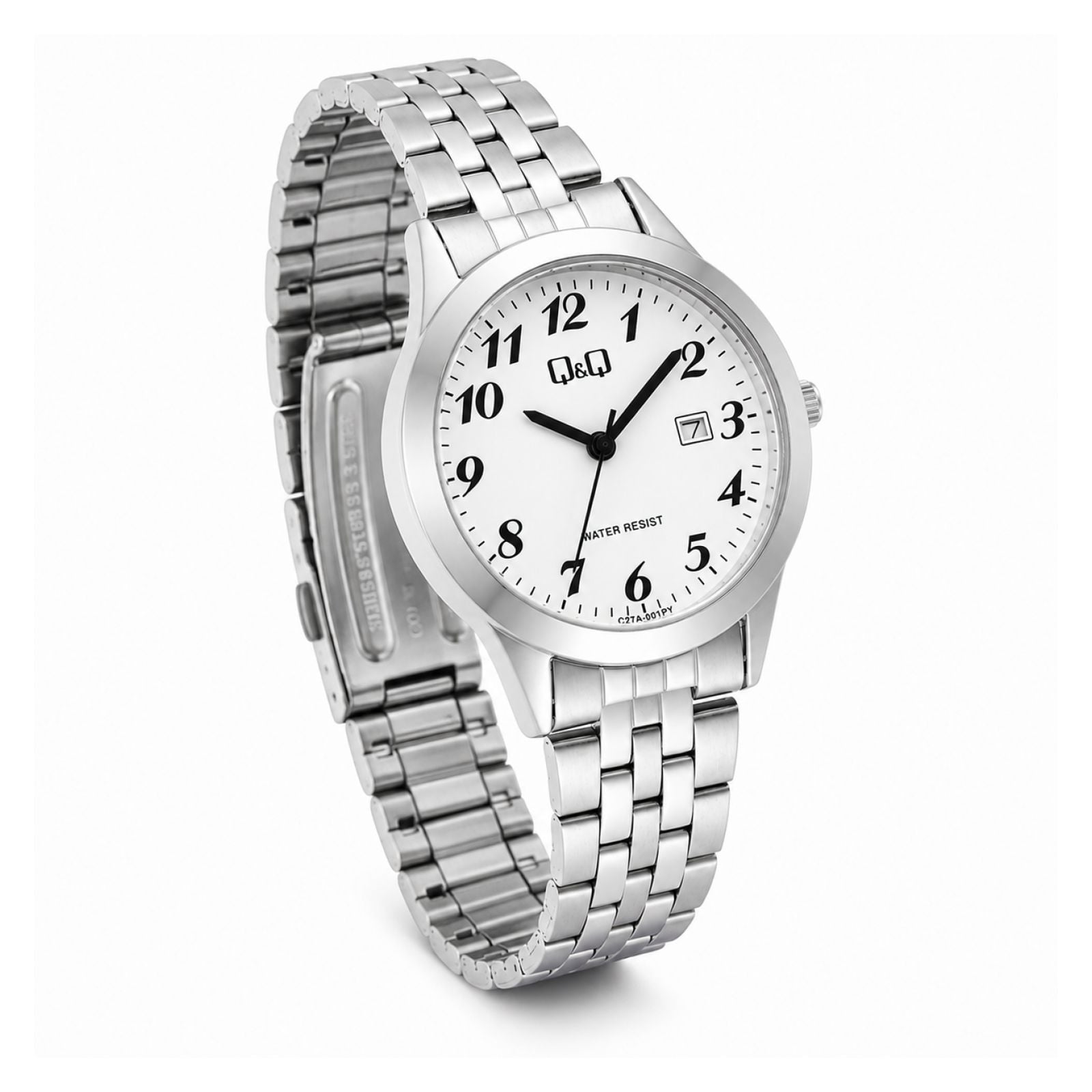 RELOJ QYQ C27A-001PY MUJER DE ACERO INOXIDABLE PLATEADO - 3