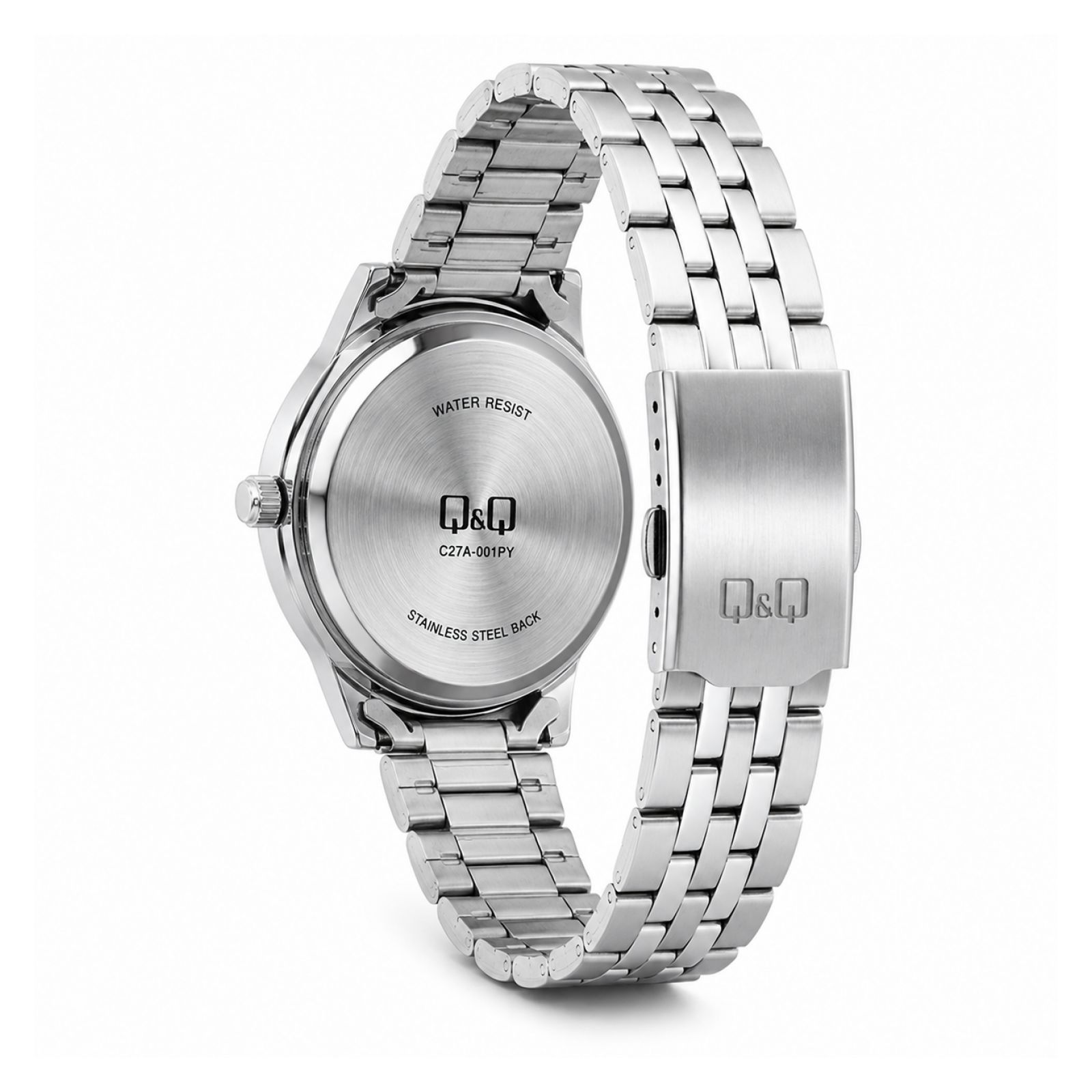 RELOJ QYQ C27A-001PY MUJER DE ACERO INOXIDABLE PLATEADO - 4