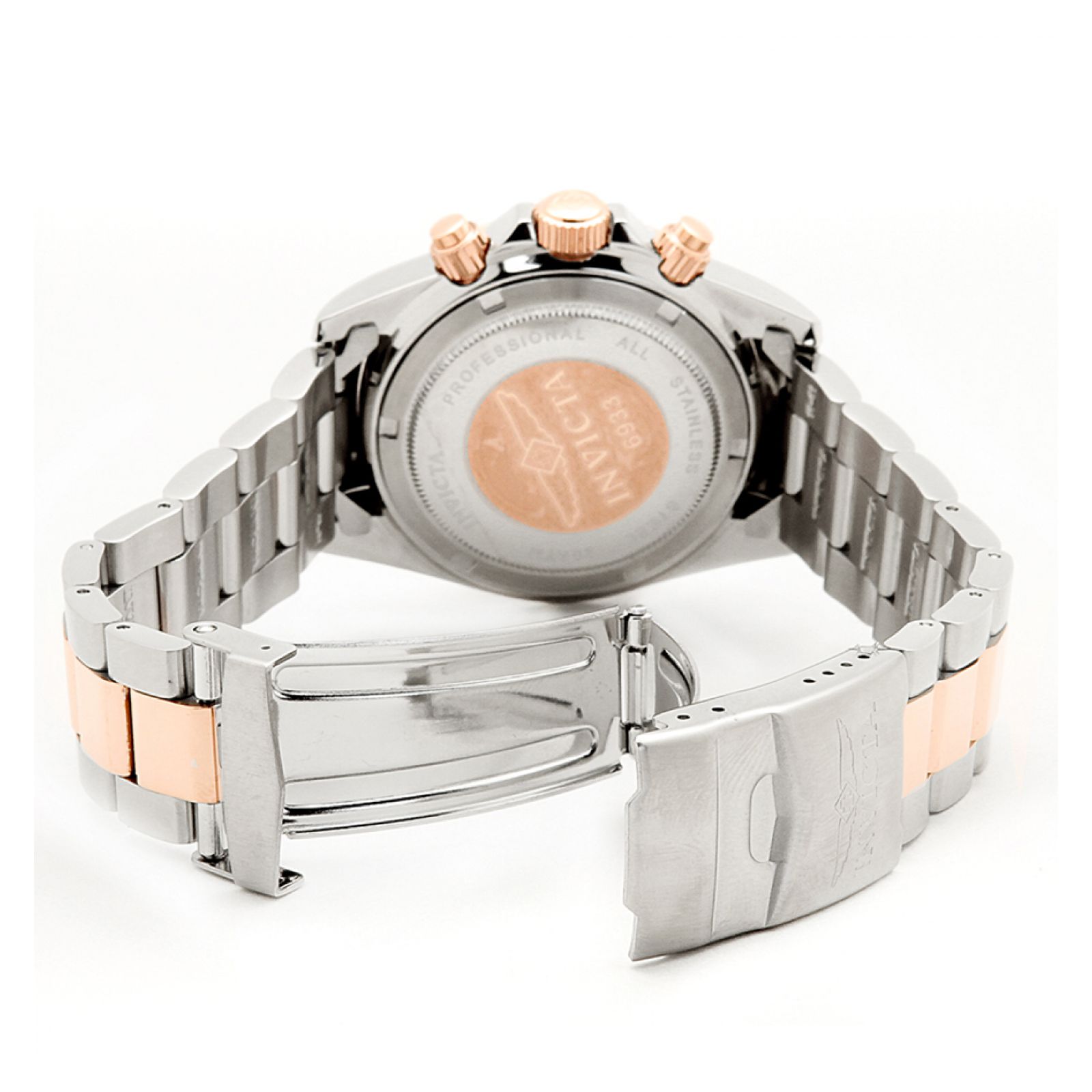 RELOJ INVICTA SPEEDWAY 6933 HOMBRE DE ACERO INOXIDABLE ROSADO - 2