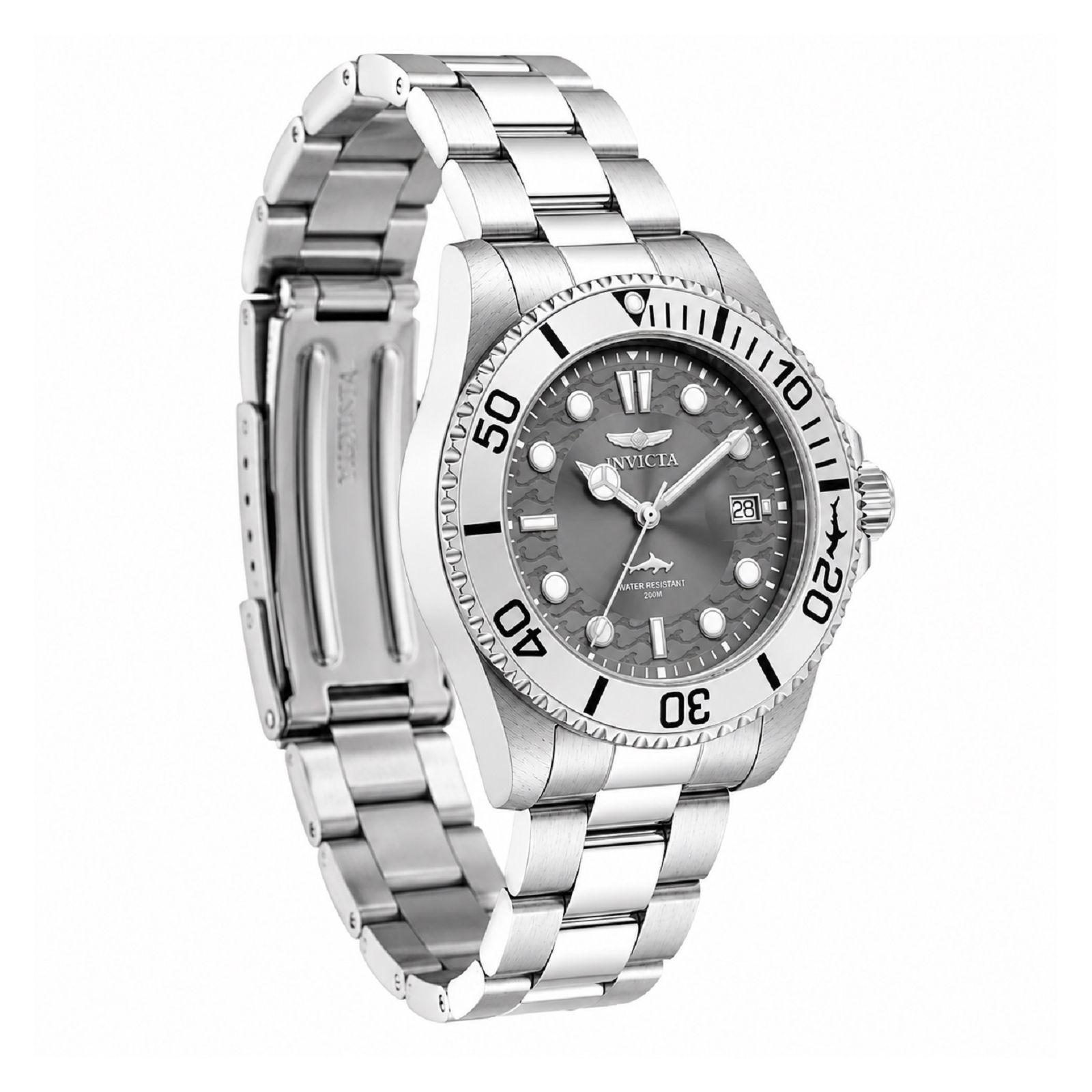 RELOJ INVICTA PRO DIVER 50889 UNISEX DE ACERO INOXIDABLE PLATEADO - 3
