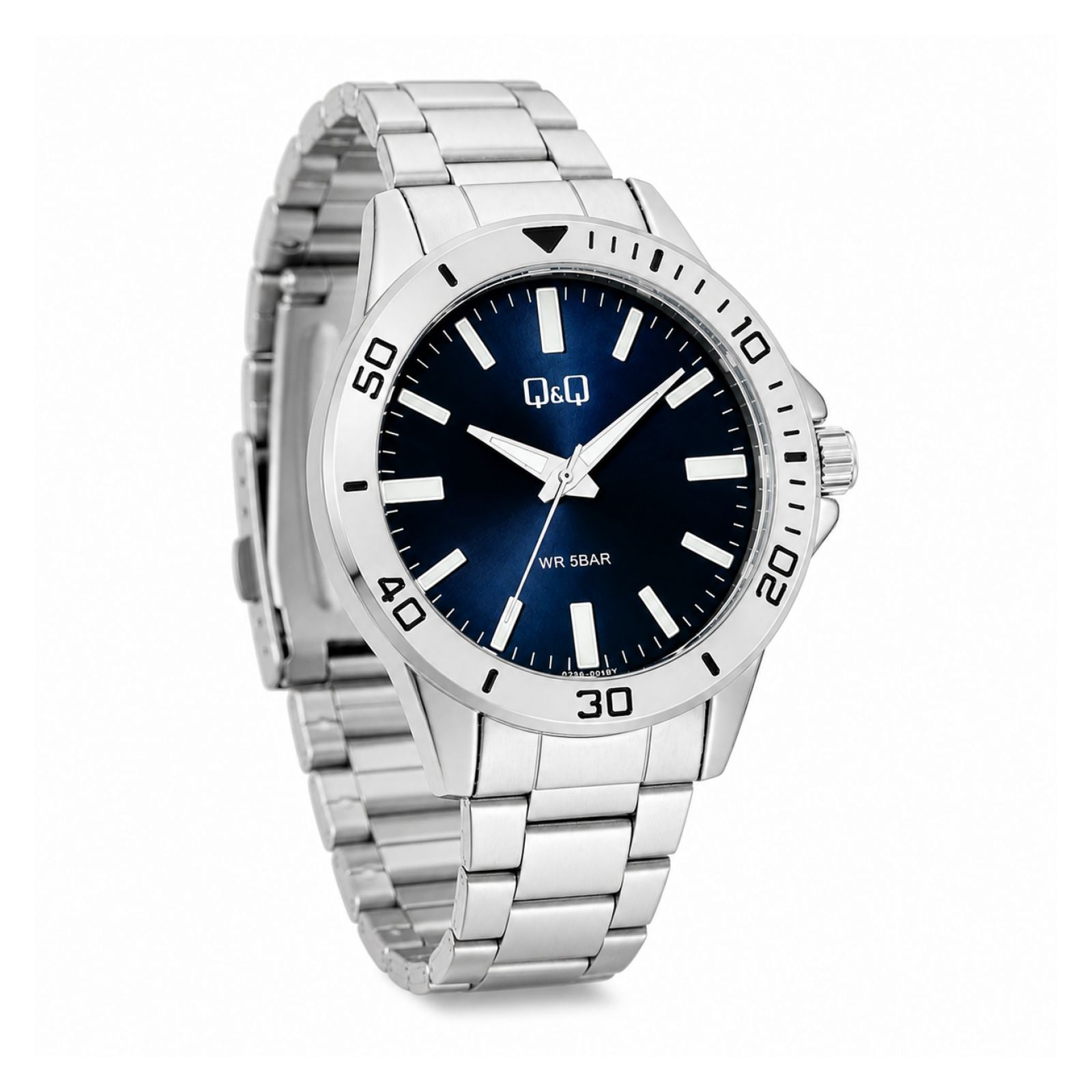 RELOJ QYQ Q28B-003PY UNISEX DE ACERO INOXIDABLE PLATEADO - 3