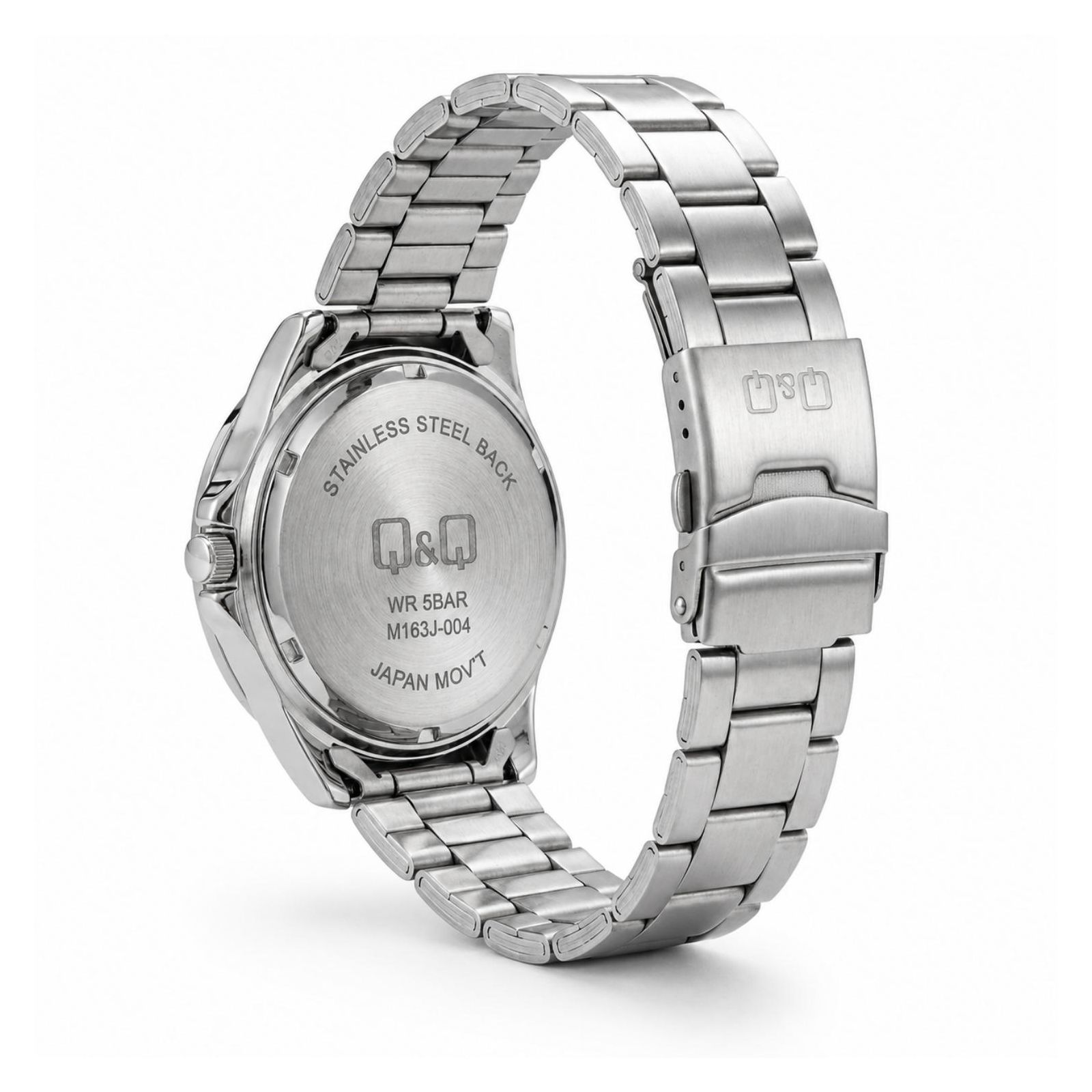 RELOJ QYQ Q28B-010PY HOMBRE DE METAL PLATEADO - 4