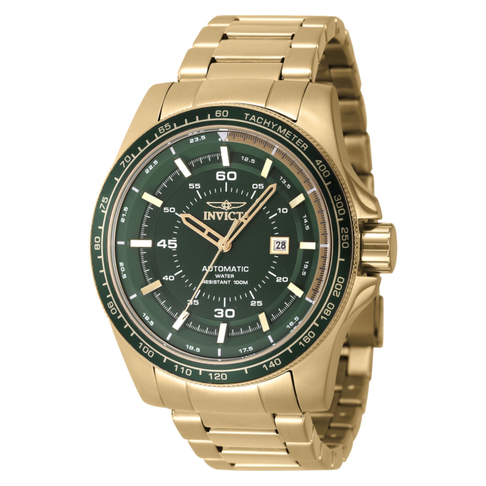 RELOJ INVICTA SPEEDWAY 48079 HOMBRE DE ACERO INOXIDABLE DORADO - 1