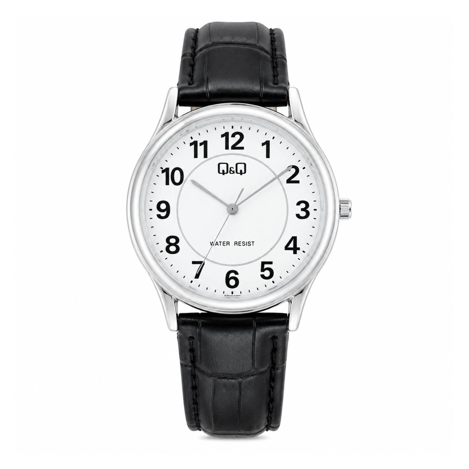 RELOJ QYQ C48A-001PY HOMBRE DE CUERO NEGRO - 1