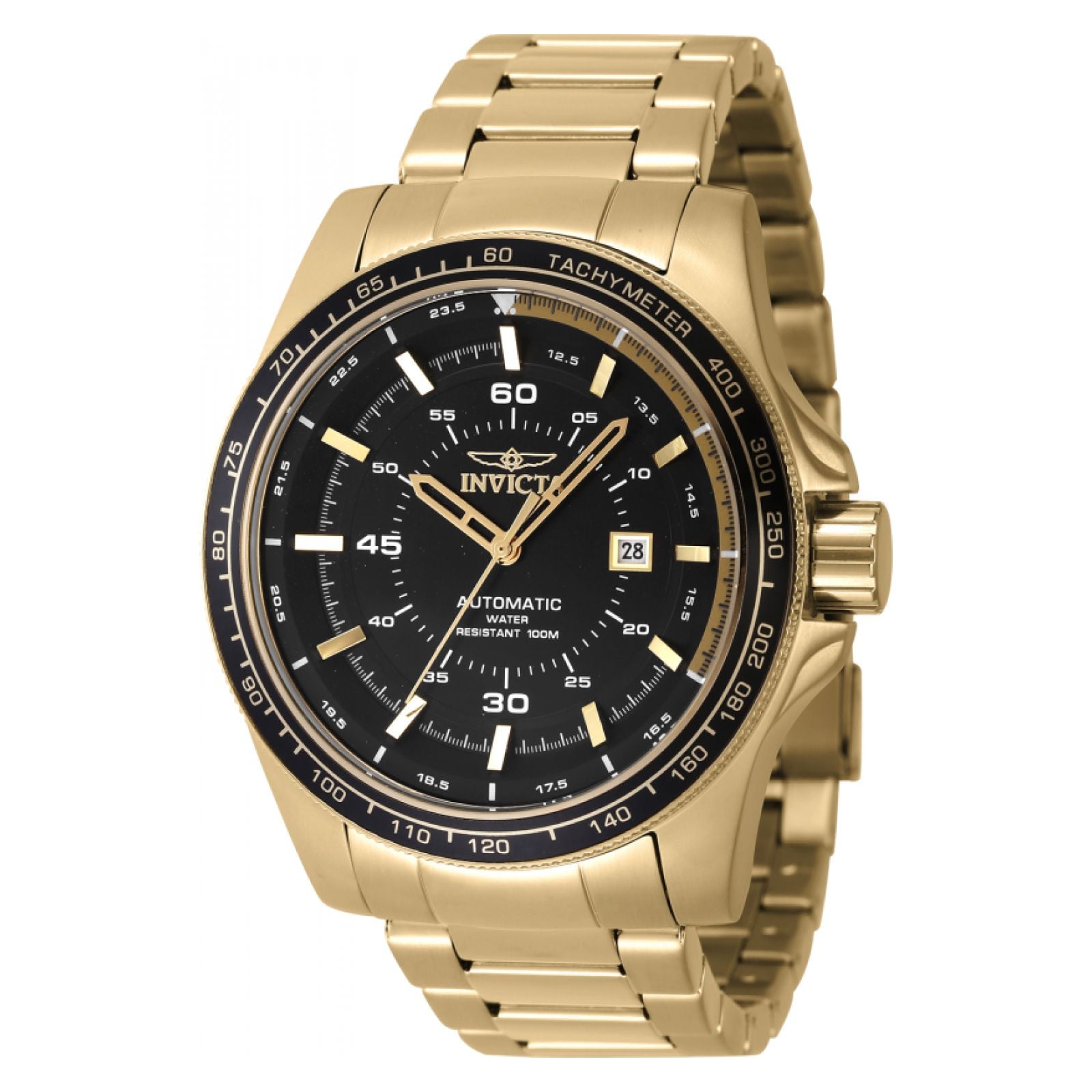 RELOJ INVICTA SPEEDWAY 48078 HOMBRE DE ACERO INOXIDABLE DORADO - 1