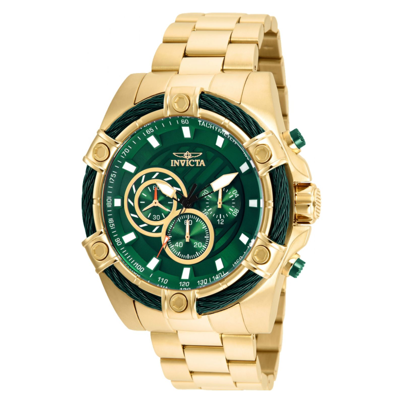 RELOJ INVICTA BOLT 25517 HOMBRE DE ACERO INOXIDABLE DORADO - 1