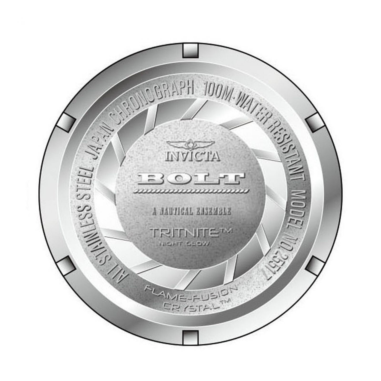 RELOJ INVICTA BOLT 25517 HOMBRE DE ACERO INOXIDABLE DORADO - 3