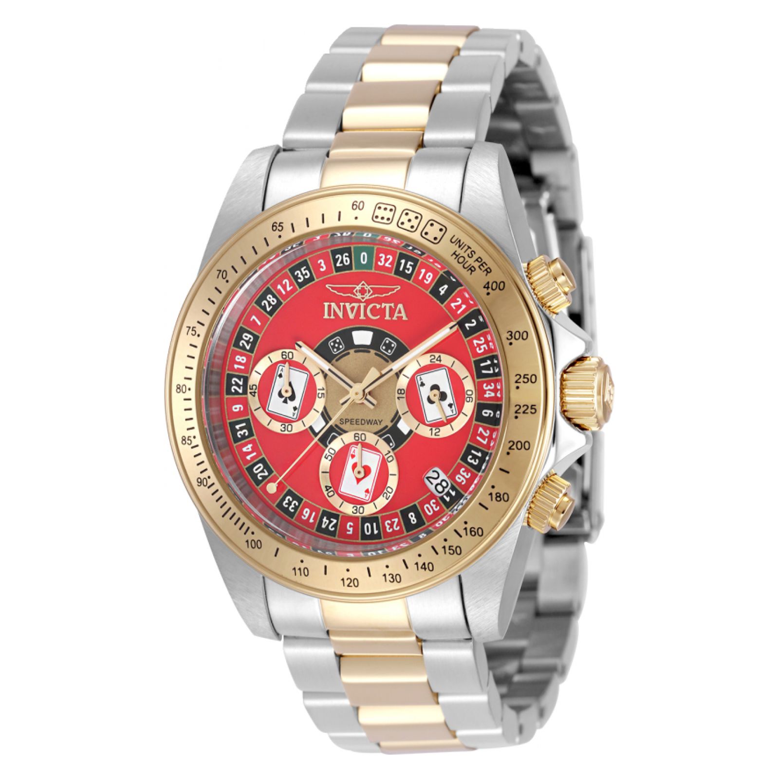 RELOJ INVICTA SPEEDWAY 50495 HOMBRE DE ACERO INOXIDABLE PLATEADO - 1