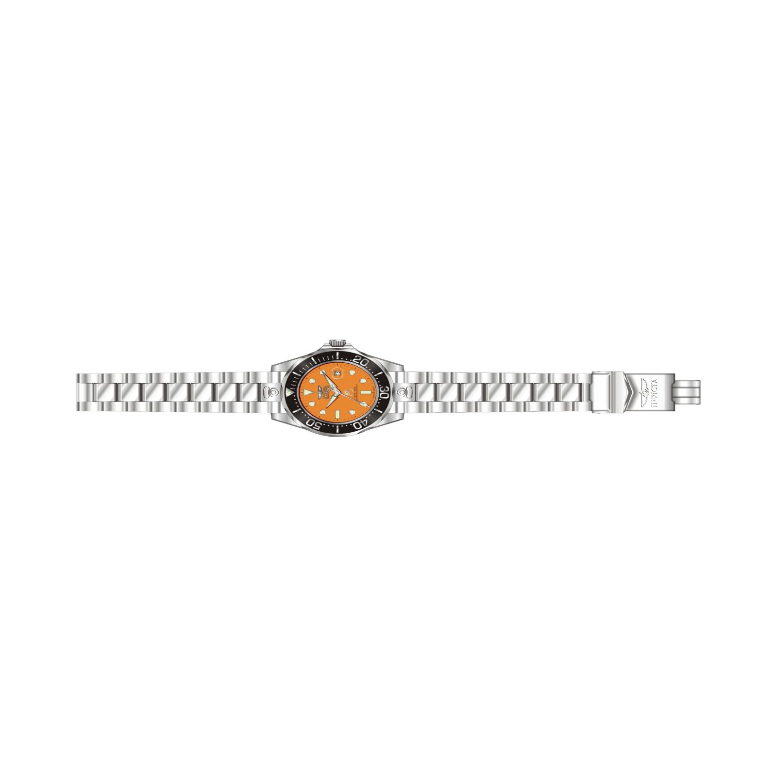 RELOJ INVICTA PRO DIVER 4186 HOMBRE DE ACERO INOXIDABLE PLATEADO - 4