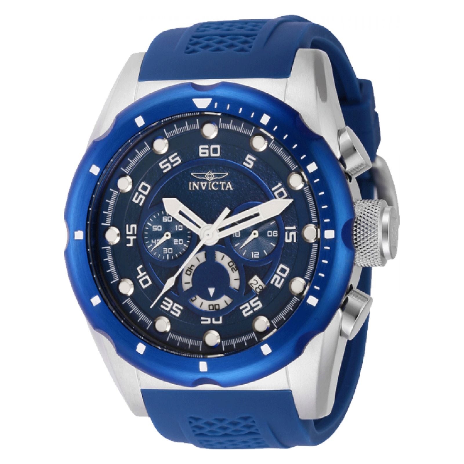 RELOJ INVICTA SPEEDWAY 69833 UNISEX DE SILICONA AZUL - 1