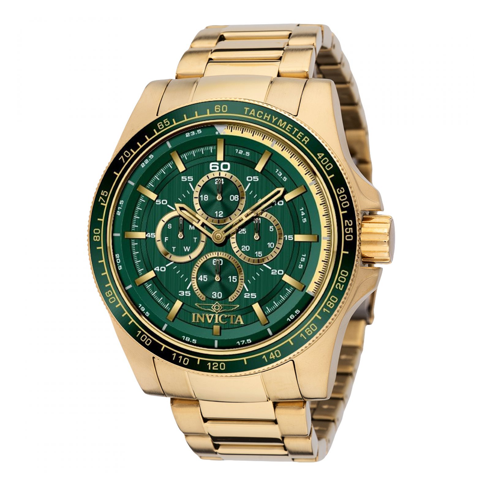 RELOJ INVICTA SPEEDWAY 49417 UNISEX DE ACERO INOXIDABLE DORADO - 1