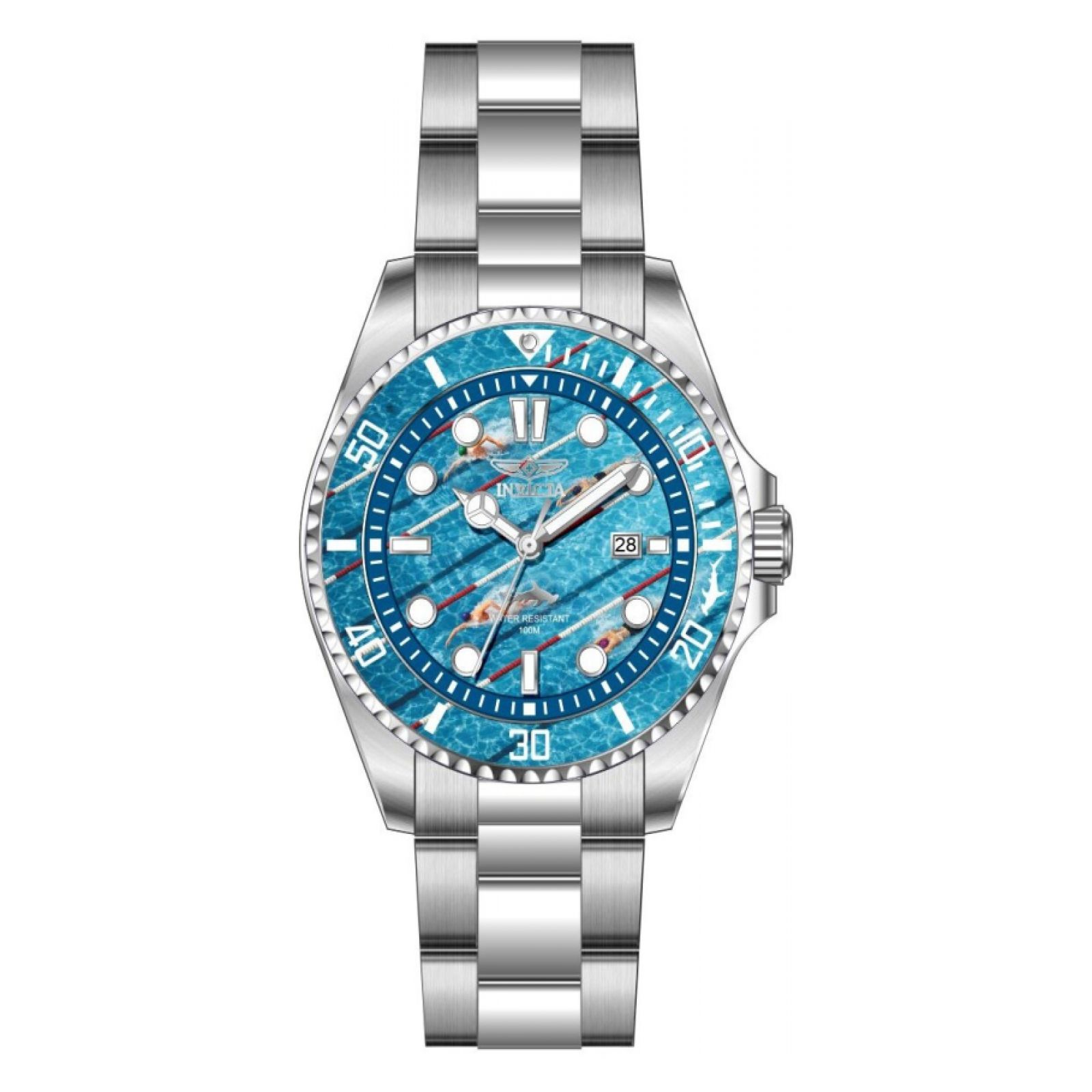 RELOJ INVICTA PRO DIVER 51056 UNISEX DE ACERO INOXIDABLE PLATEADO - 1