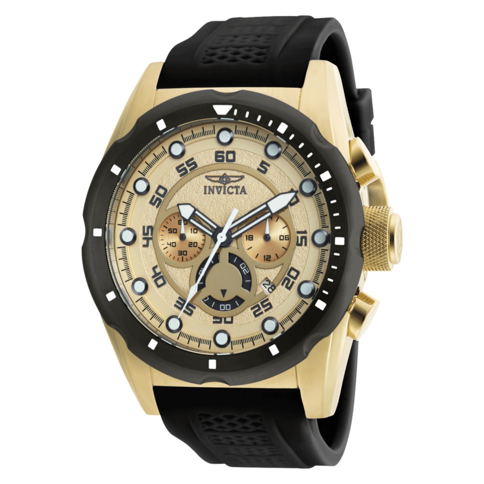 RELOJ INVICTA SPEEDWAY 69839 UNISEX DE SILICONA NEGRO - 1