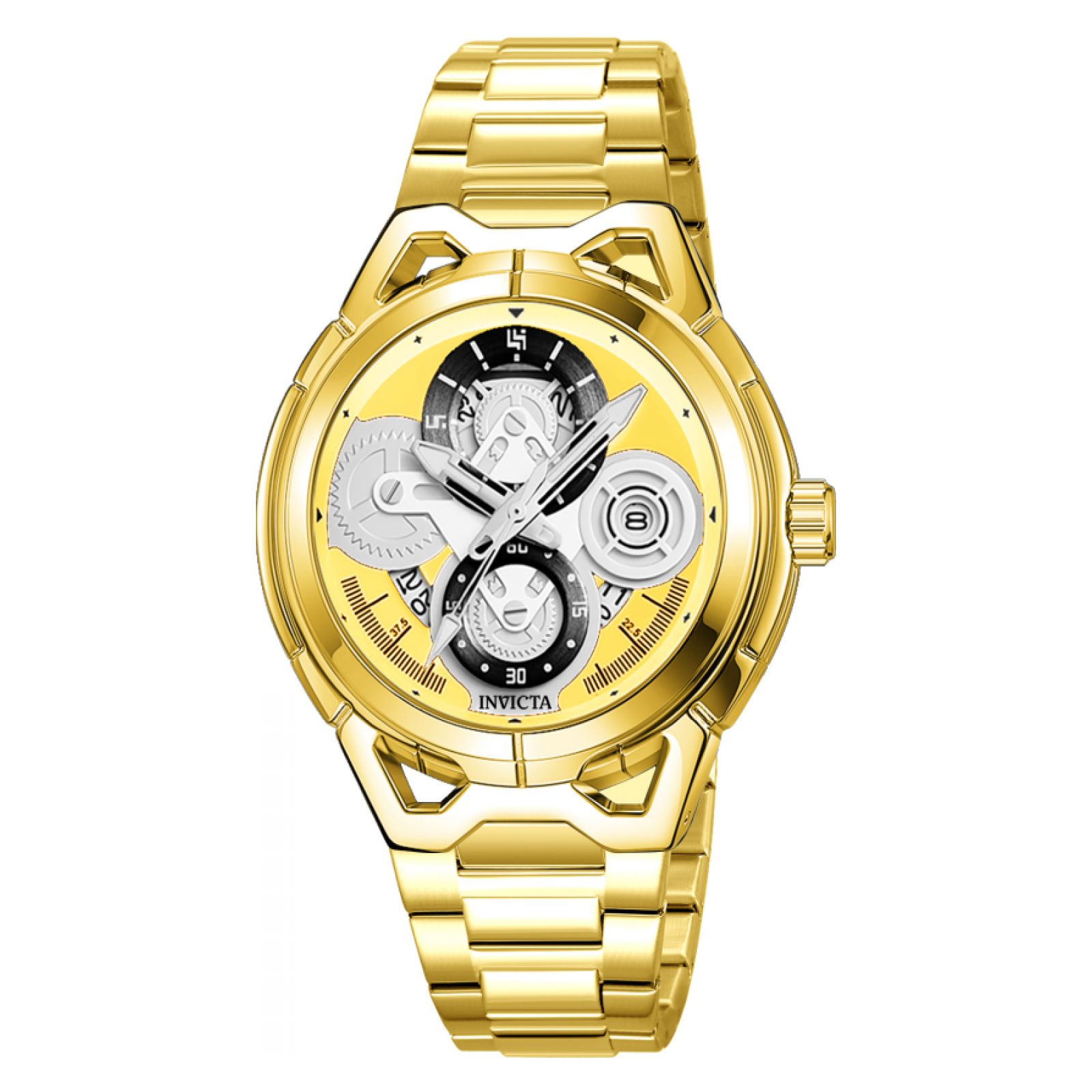 RELOJ INVICTA S1 RALLY 79012 HOMBRE DE ACERO INOXIDABLE DORADO - 1