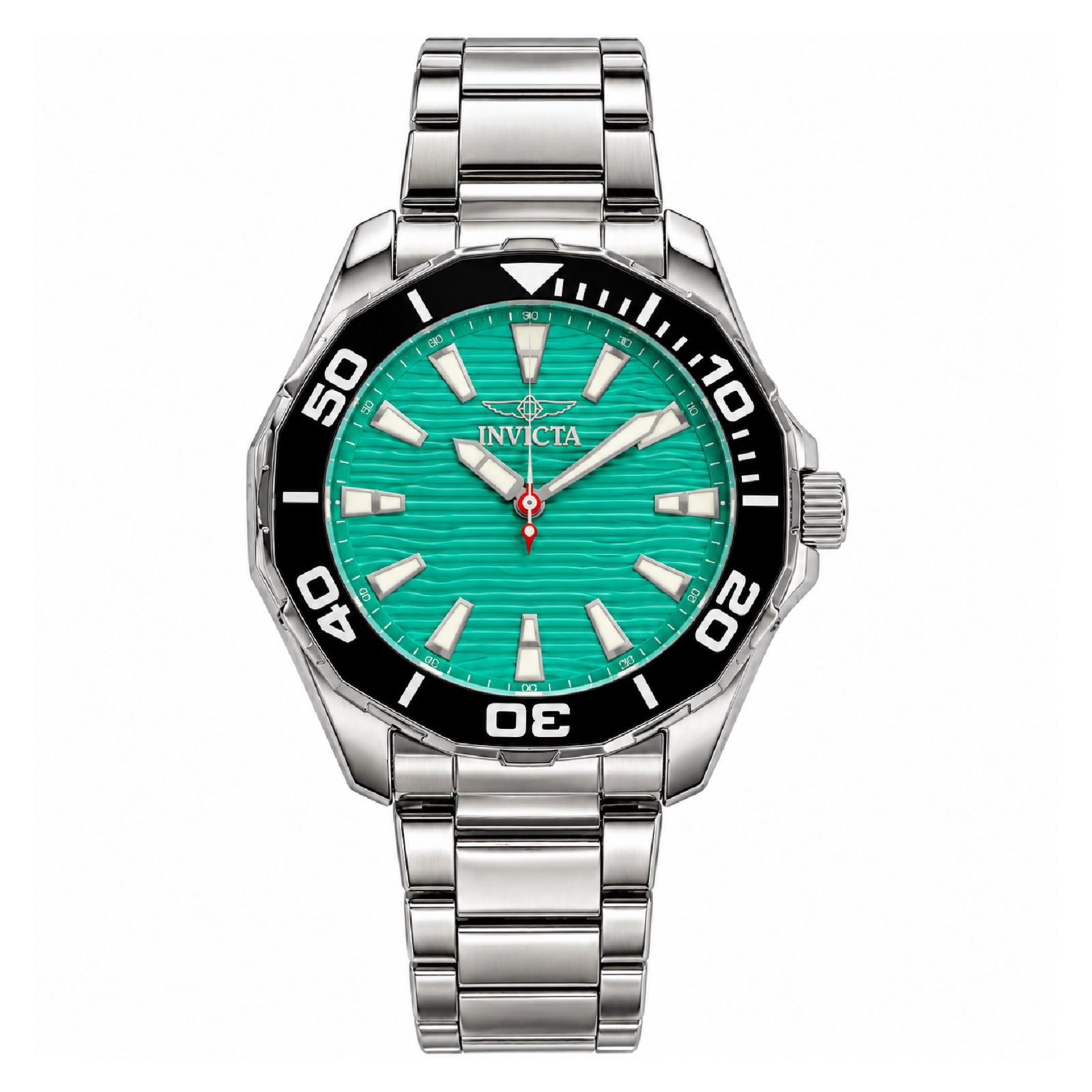 RELOJ INVICTA PRO DIVER 1-GA-M-100 HOMBRE DE ACERO INOXIDABLE PLATEADO - 2