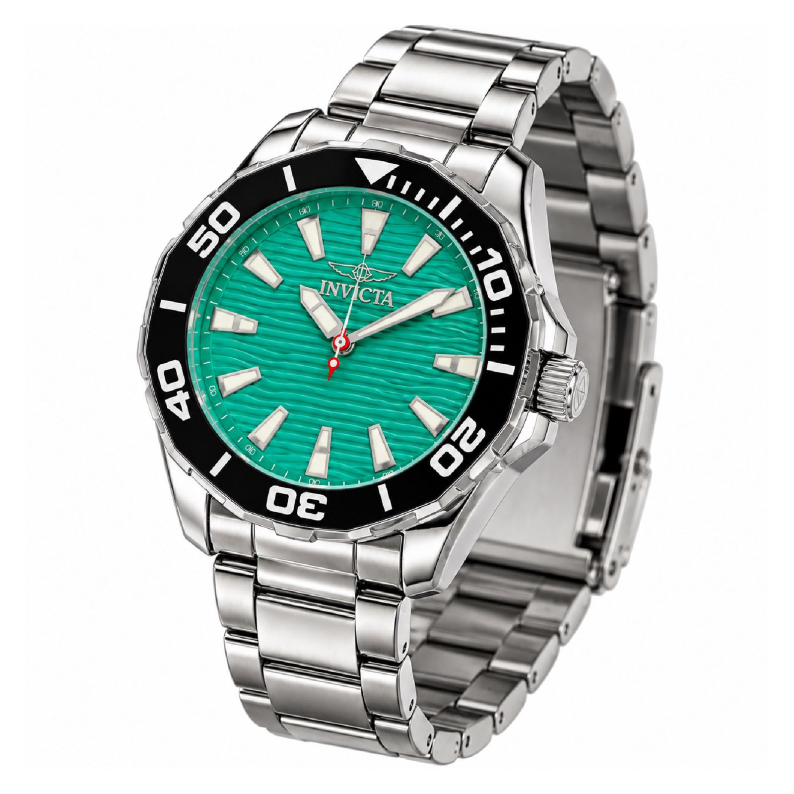 RELOJ INVICTA PRO DIVER 1-GA-M-100 HOMBRE DE ACERO INOXIDABLE PLATEADO - 3