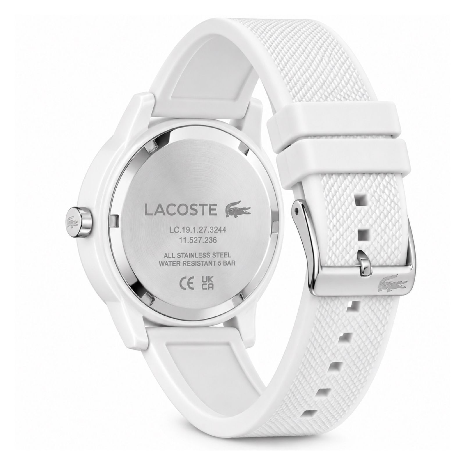 RELOJ LACOSTE SPORT 2001515 MUJER DE SILICONA BLANCO - 4