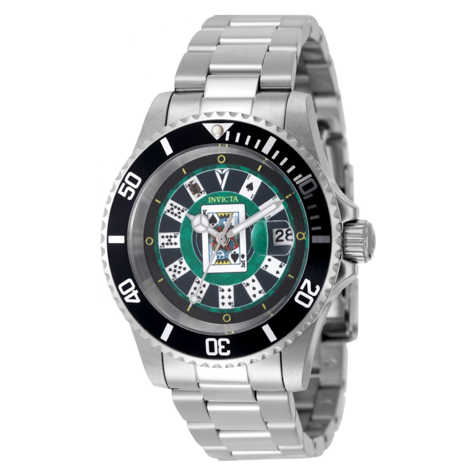 RELOJ INVICTA PRO DIVER 50524 UNISEX DE ACERO INOXIDABLE PLATEADO - 1
