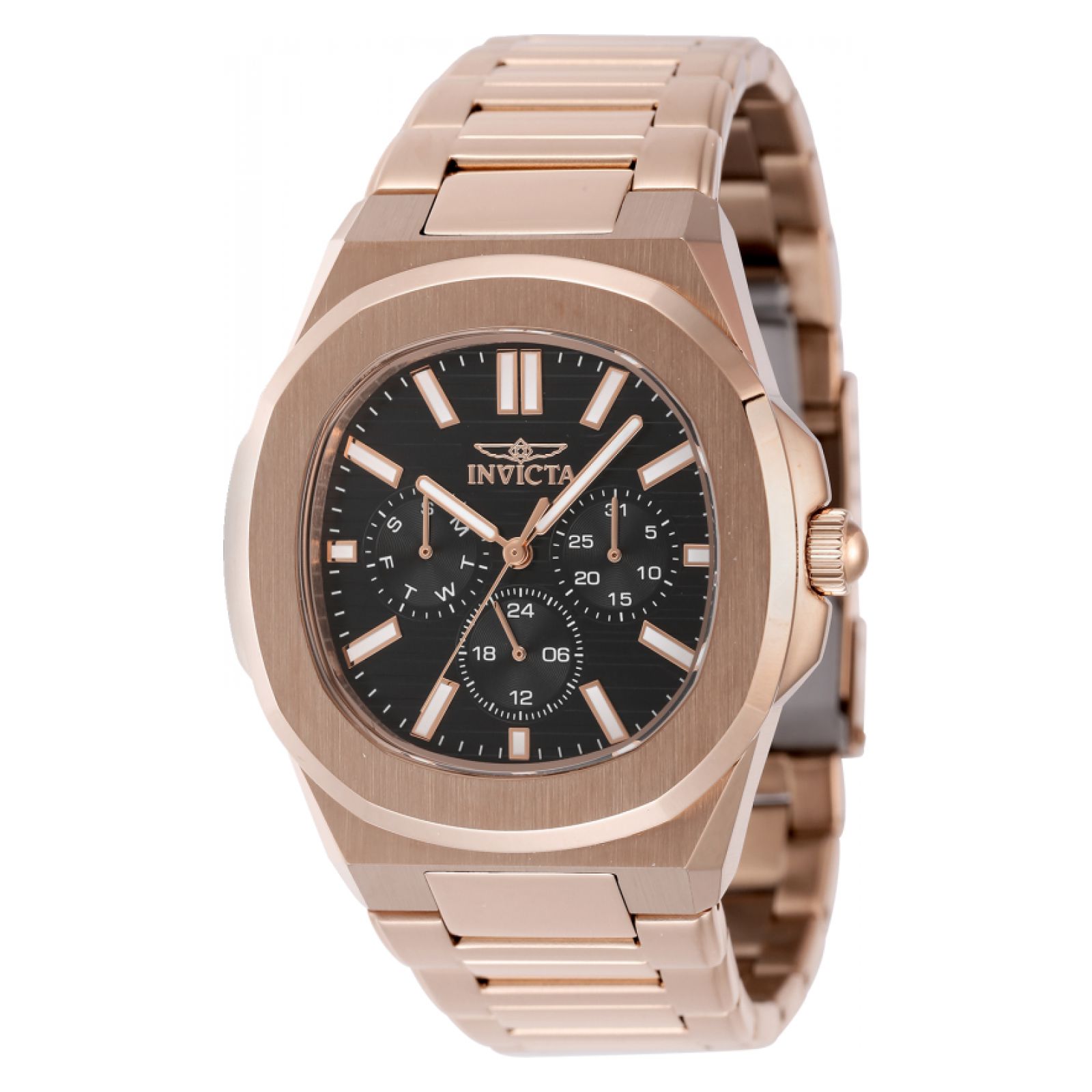 RELOJ INVICTA SPEEDWAY 48524 HOMBRE DE ACERO INOXIDABLE ROSADO - 1
