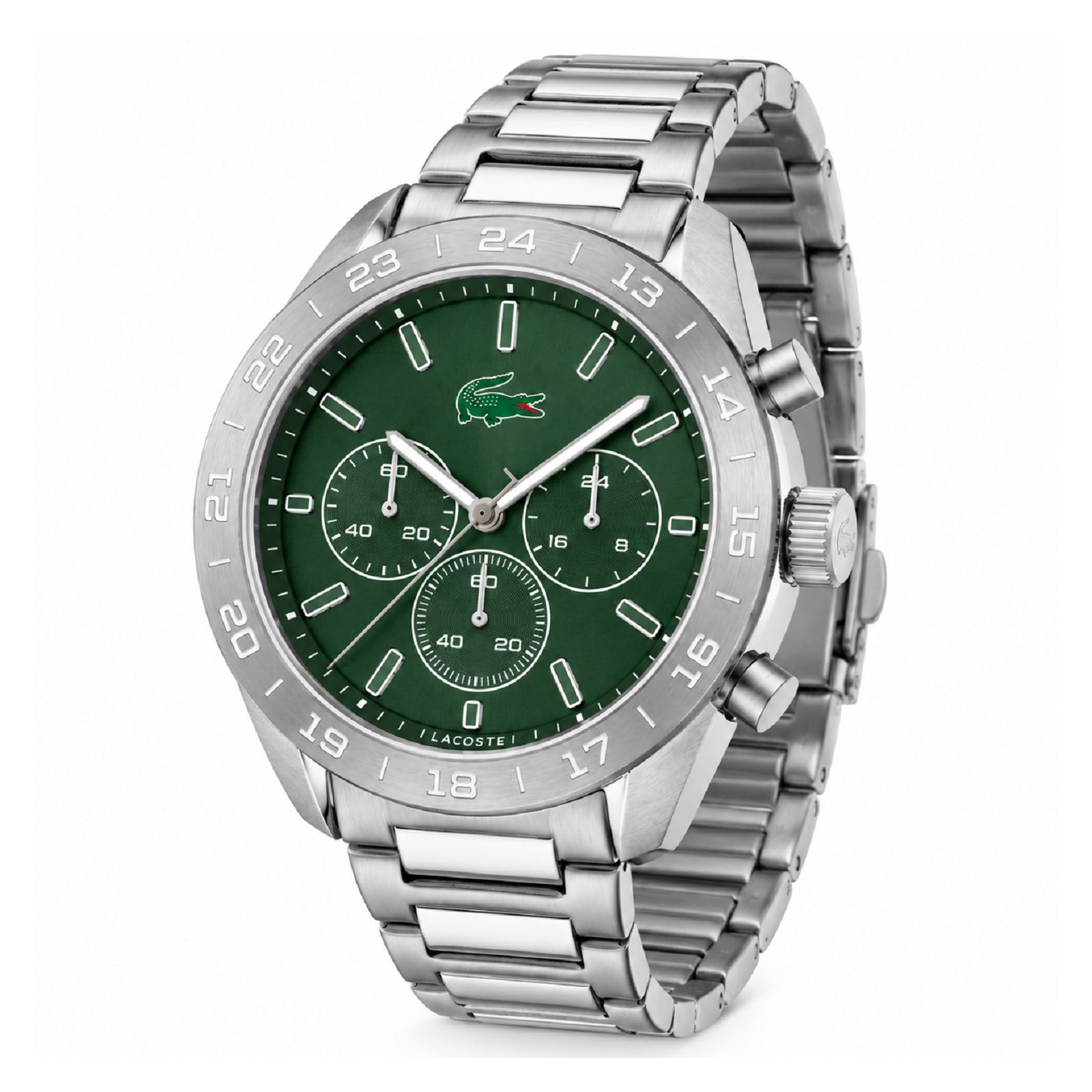RELOJ LACOSTE SPORT 2011533 HOMBRE DE ACERO INOXIDABLE PLATEADO - 2