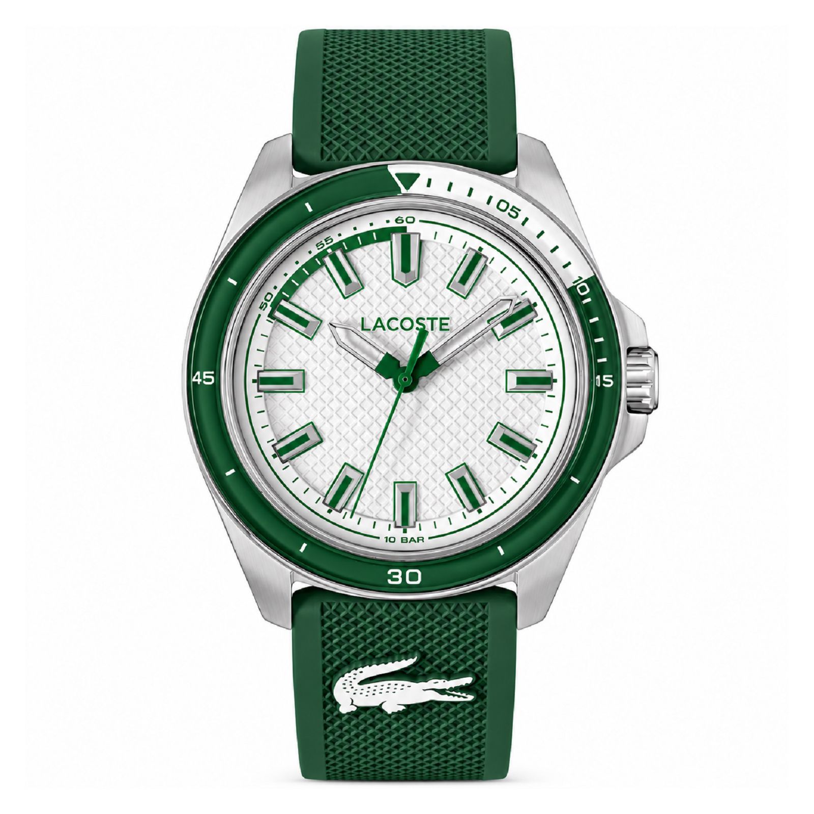 RELOJ LACOSTE SPORT 2011519 HOMBRE DE SILICONA VERDE - 1