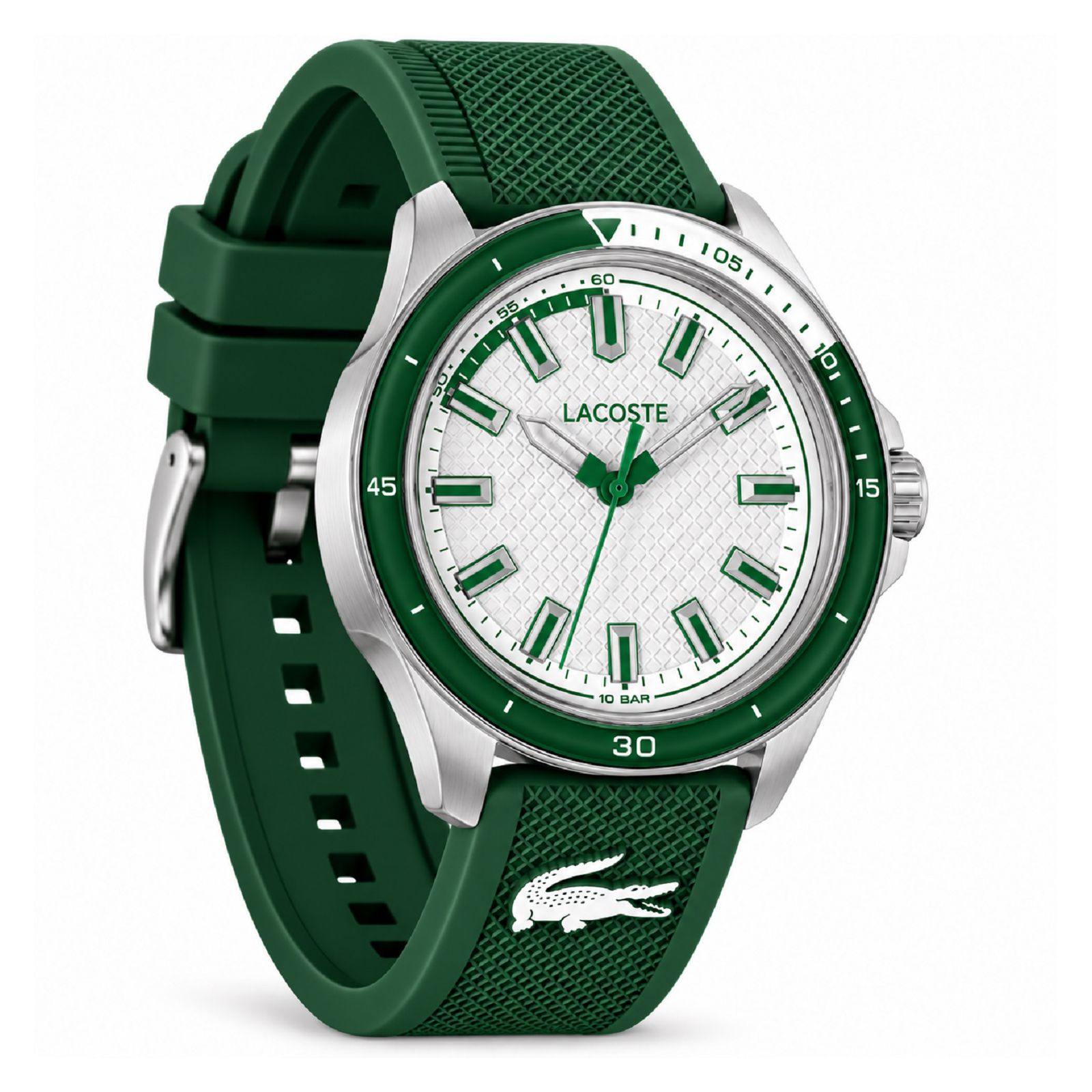 RELOJ LACOSTE SPORT 2011519 HOMBRE DE SILICONA VERDE - 3