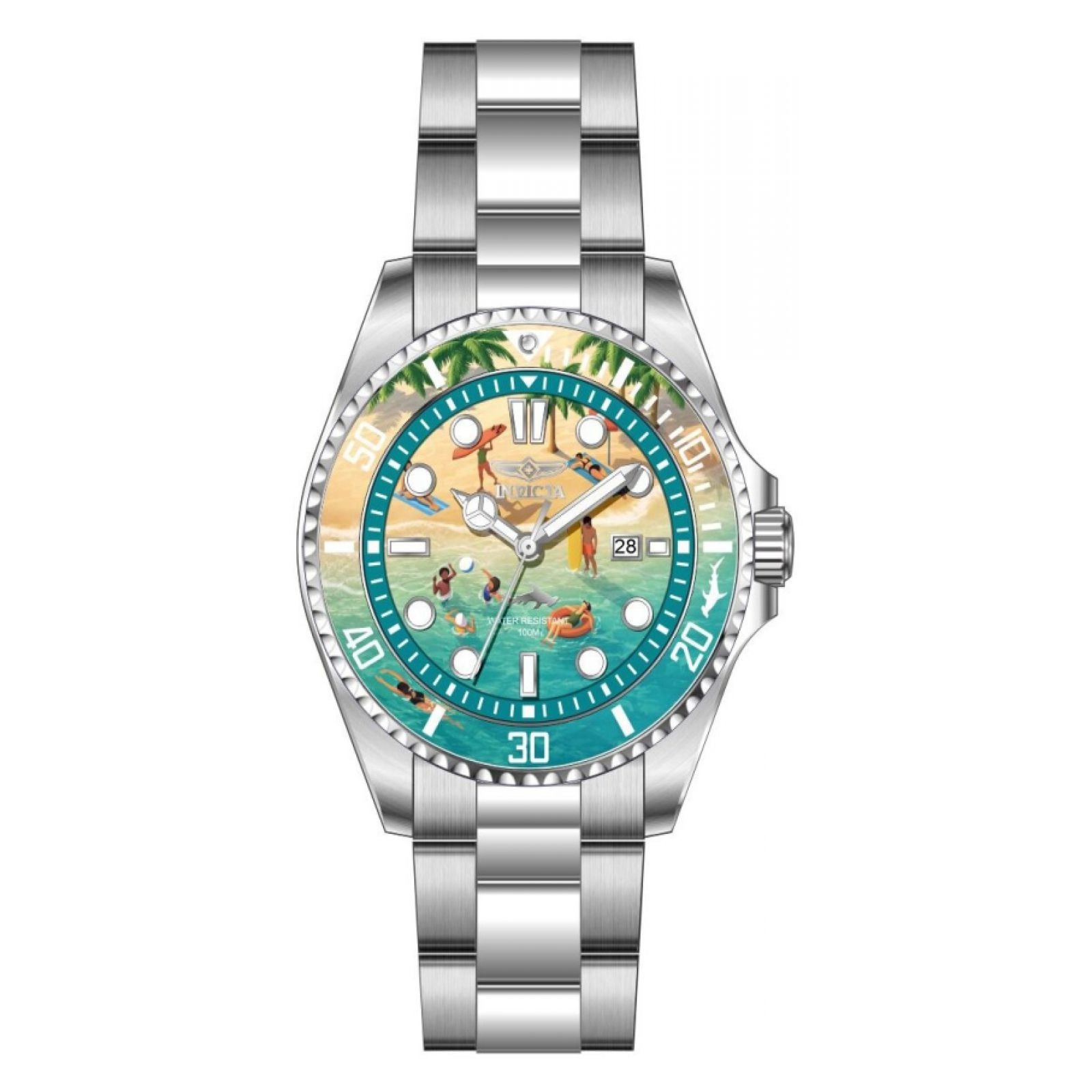 RELOJ INVICTA PRO DIVER 51051 UNISEX DE ACERO INOXIDABLE PLATEADO - 1
