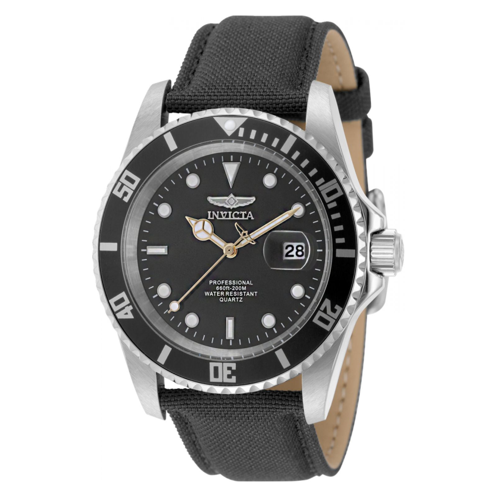 RELOJ INVICTA PRO DIVER 51144 UNISEX DE NYLON NEGRO - 1