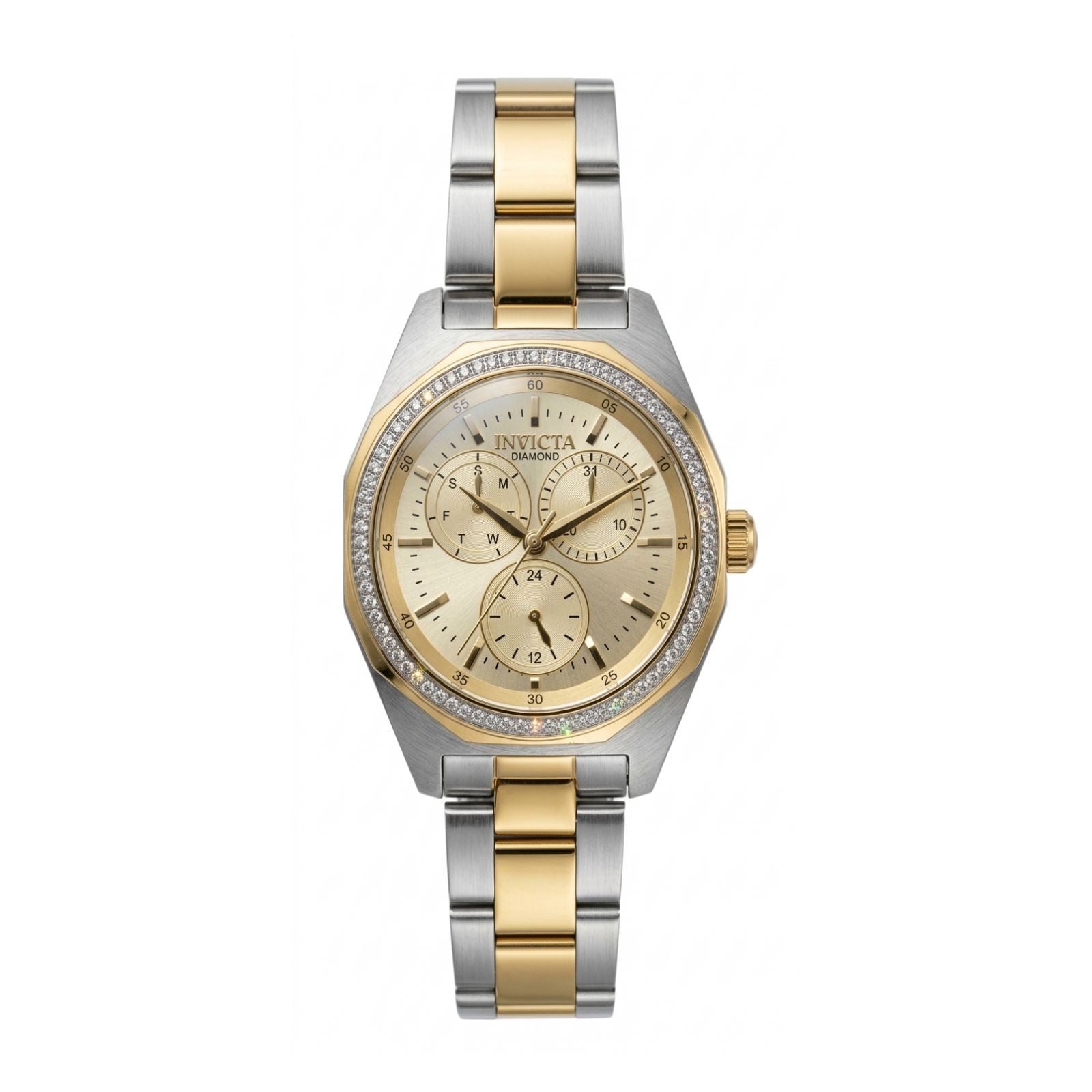 RELOJ INVICTA ELITE DIAMOND 51361 UNISEX DE ACERO INOXIDABLE PLATEADO - 1
