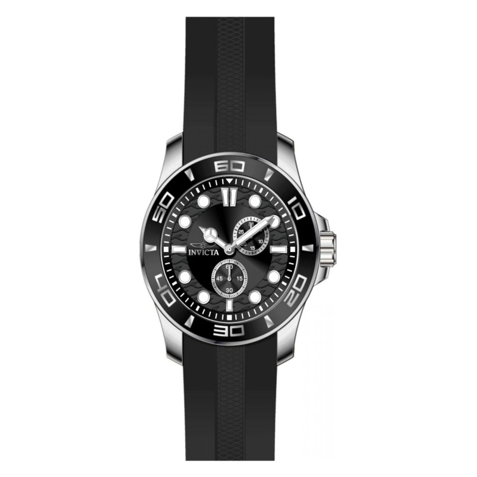 RELOJ INVICTA PRO DIVER 51249 UNISEX DE SILICONA NEGRO - 1