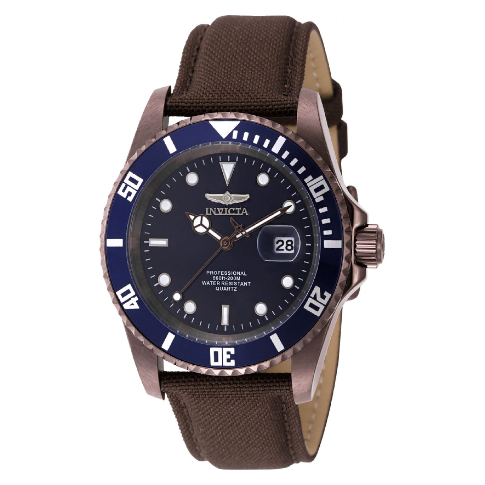 RELOJ INVICTA PRO DIVER 51150 UNISEX DE NYLON CAFÉ - 1