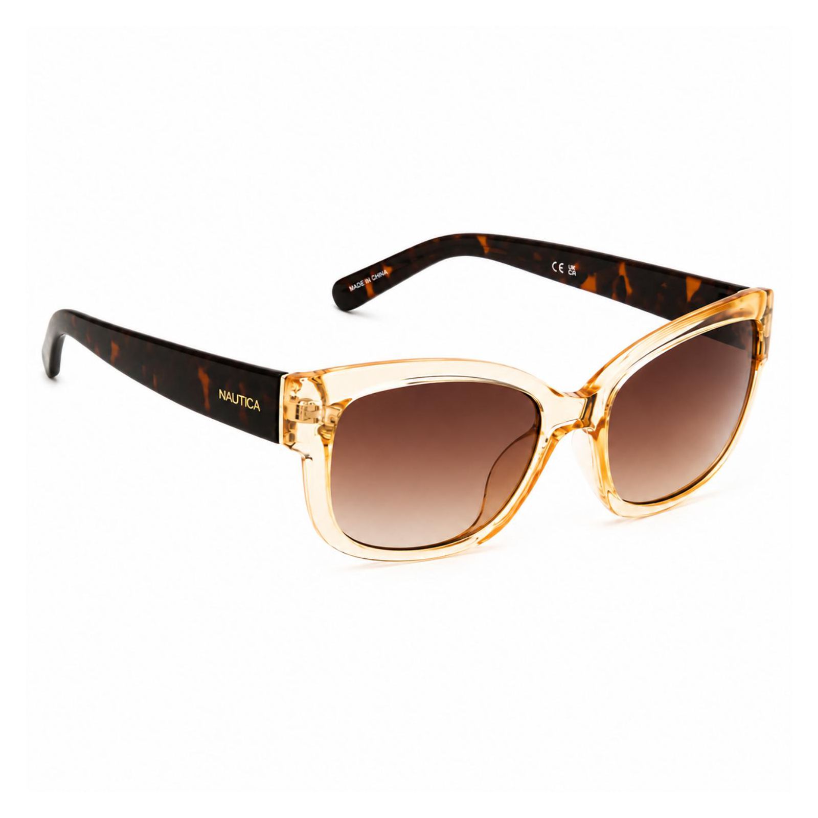 LENTES DE SOL NAUTICA N2223S-5516830 UNISEX CON PROTECCIÓN UV COLOR NARANJA OSCURO - 3