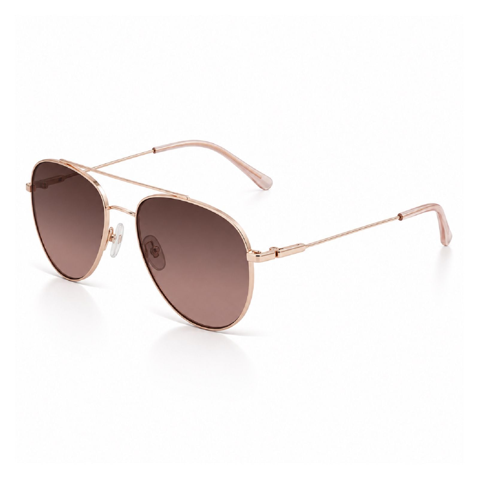 LENTES DE SOL CALVIN KLEIN CK20120SN-780 MUJER CON PROTECCIÓN UV COLOR DORADO - 2