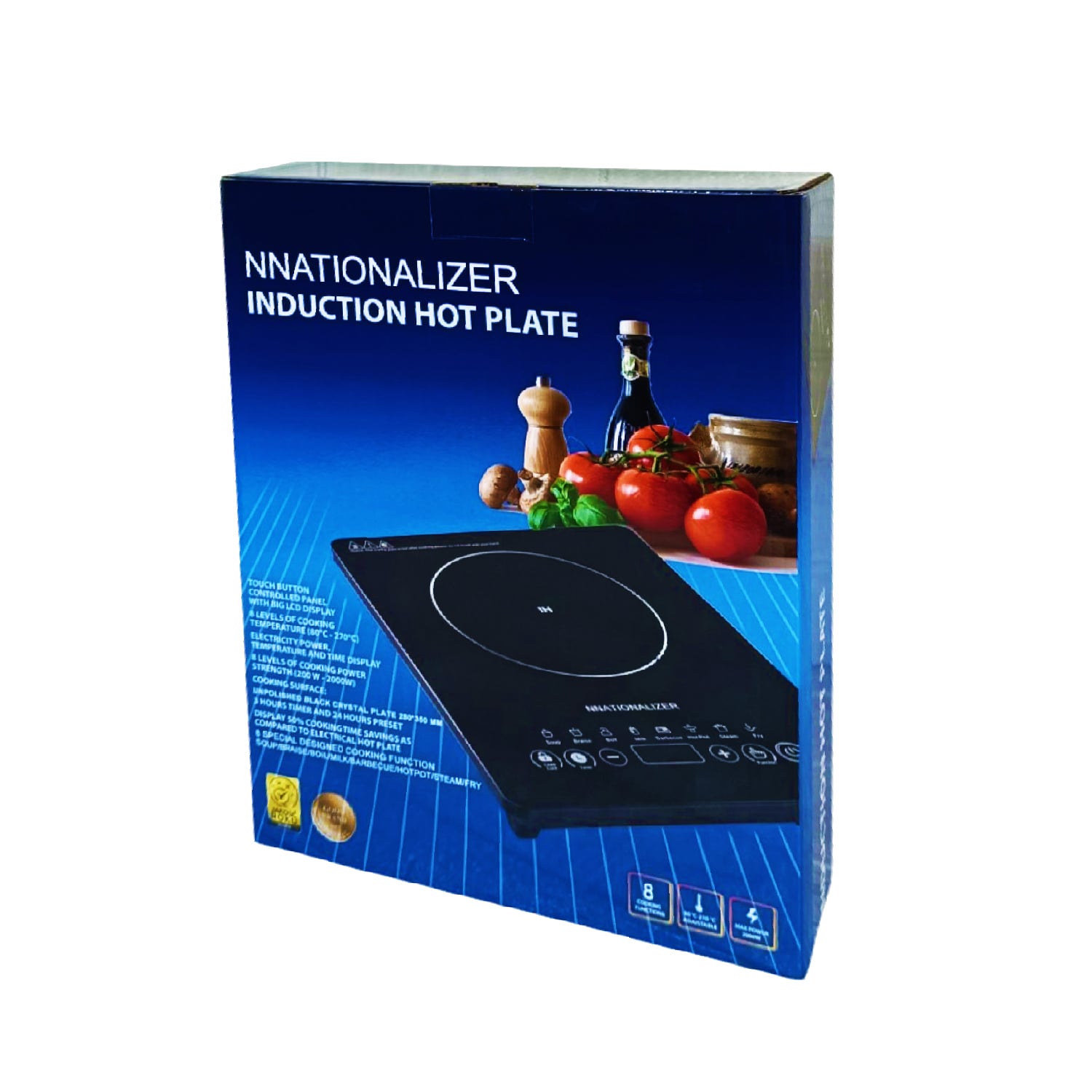 COCINA INDUCCIÓN UNA HORNILLA NATIONALIZER 2000 WATTS NN-ALPI07 - 4