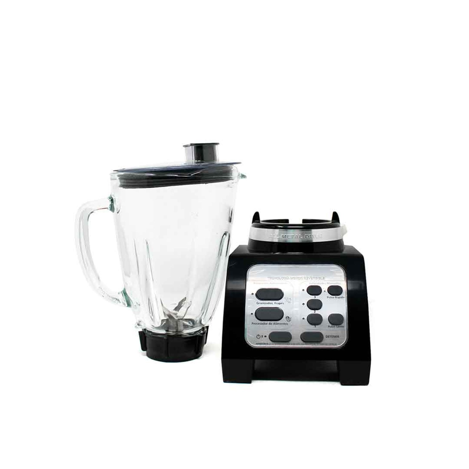 LICUADORA FOSTERIER CON MOTOR REVERSIBLE VASO DE VIDRIO TEMPLADO NEGRO - 3