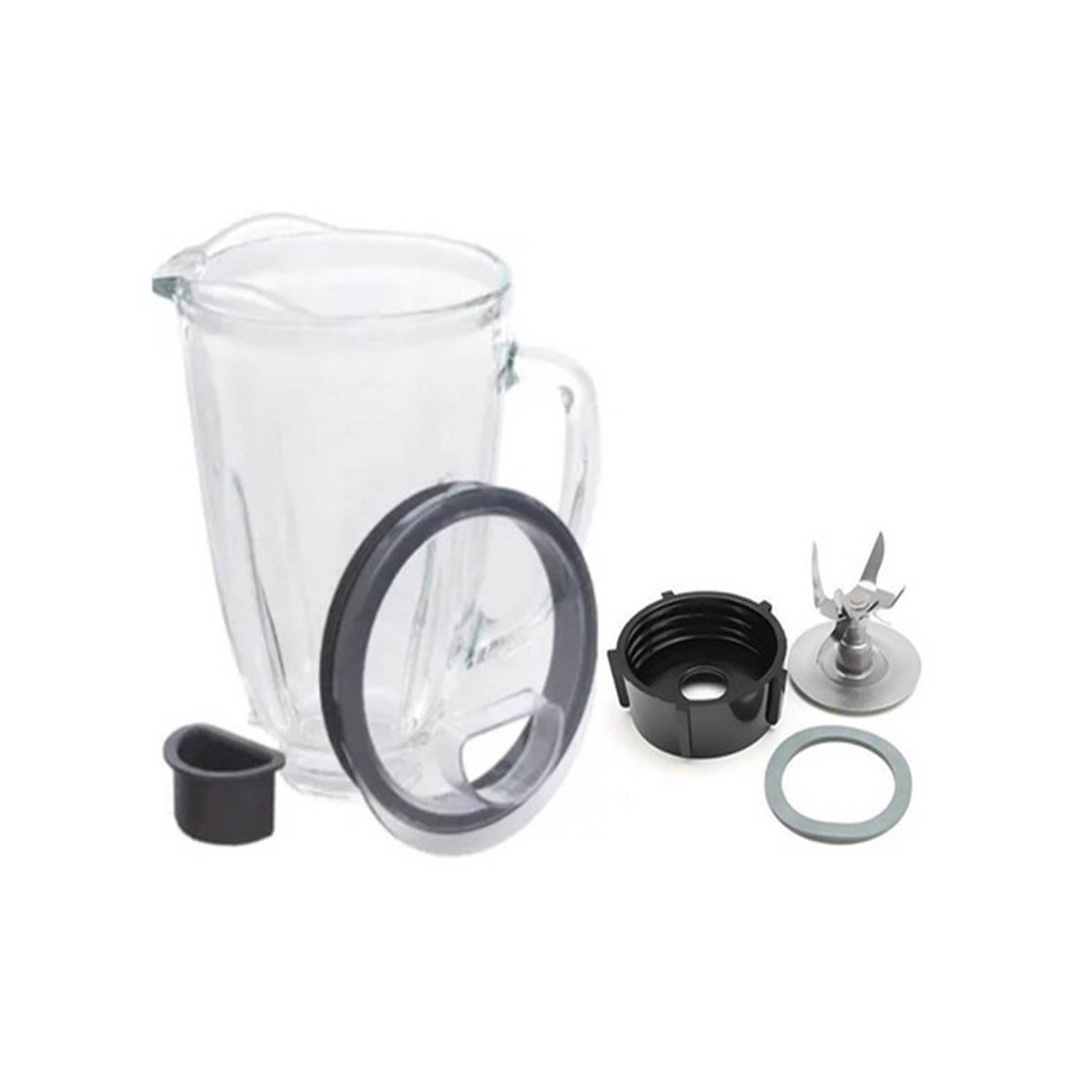 LICUADORA FOSTERIER CON MOTOR REVERSIBLE VASO DE VIDRIO TEMPLADO NEGRO - 4