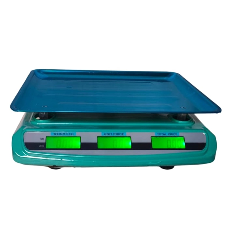BALANZA BODEGUERA 40 KG - 5 GR HIPOCAMPO DOBLE PANTALLA VERDE - 3