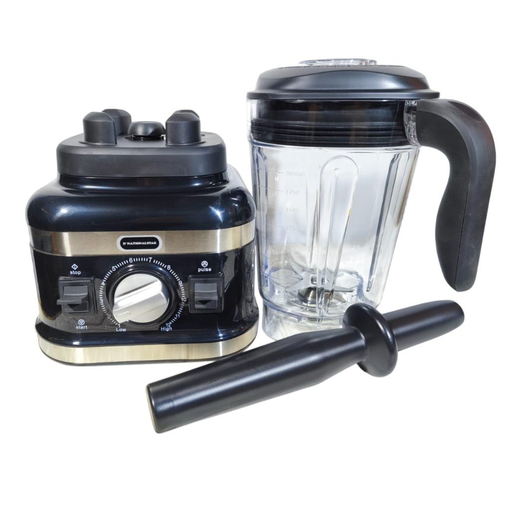 LICUADORA INDUSTRIAL DNATIONALSTAR 2 LITROS 2500 WATTS - NEGRO - 2