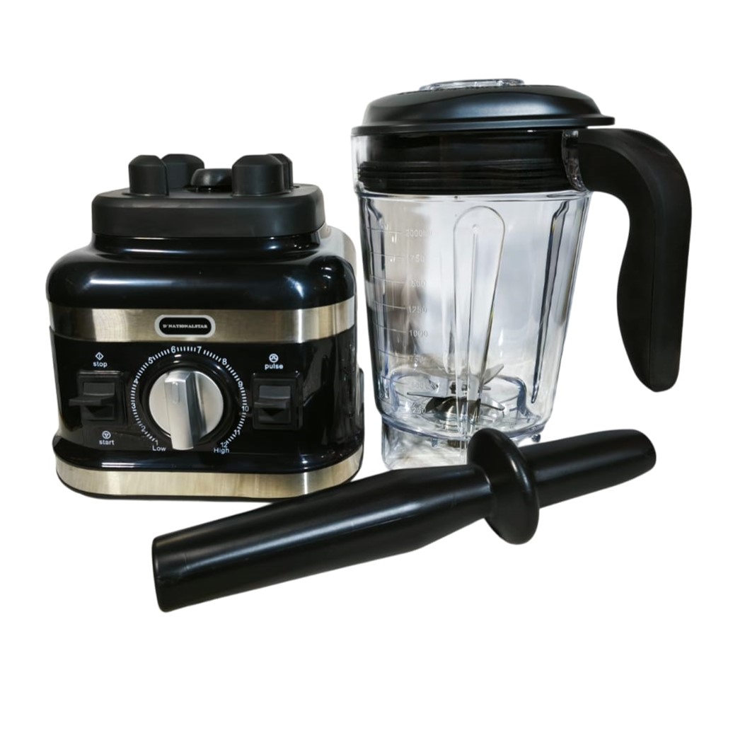 LICUADORA INDUSTRIAL DNATIONALSTAR 2 LITROS 2500 WATTS - NEGRO - 3
