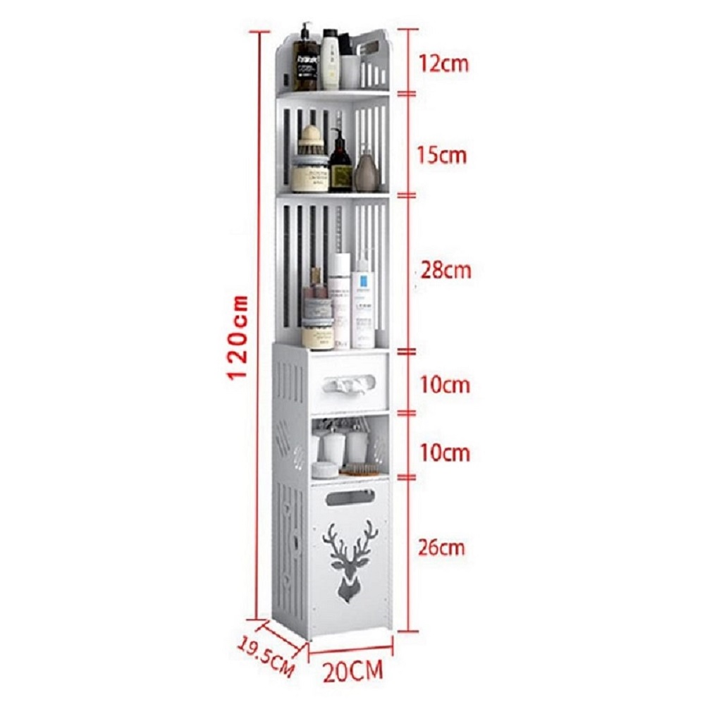 ORGANIZADOR ESTANTE CON DISPENSADOR DE PAPEL PARA COCINA - 2