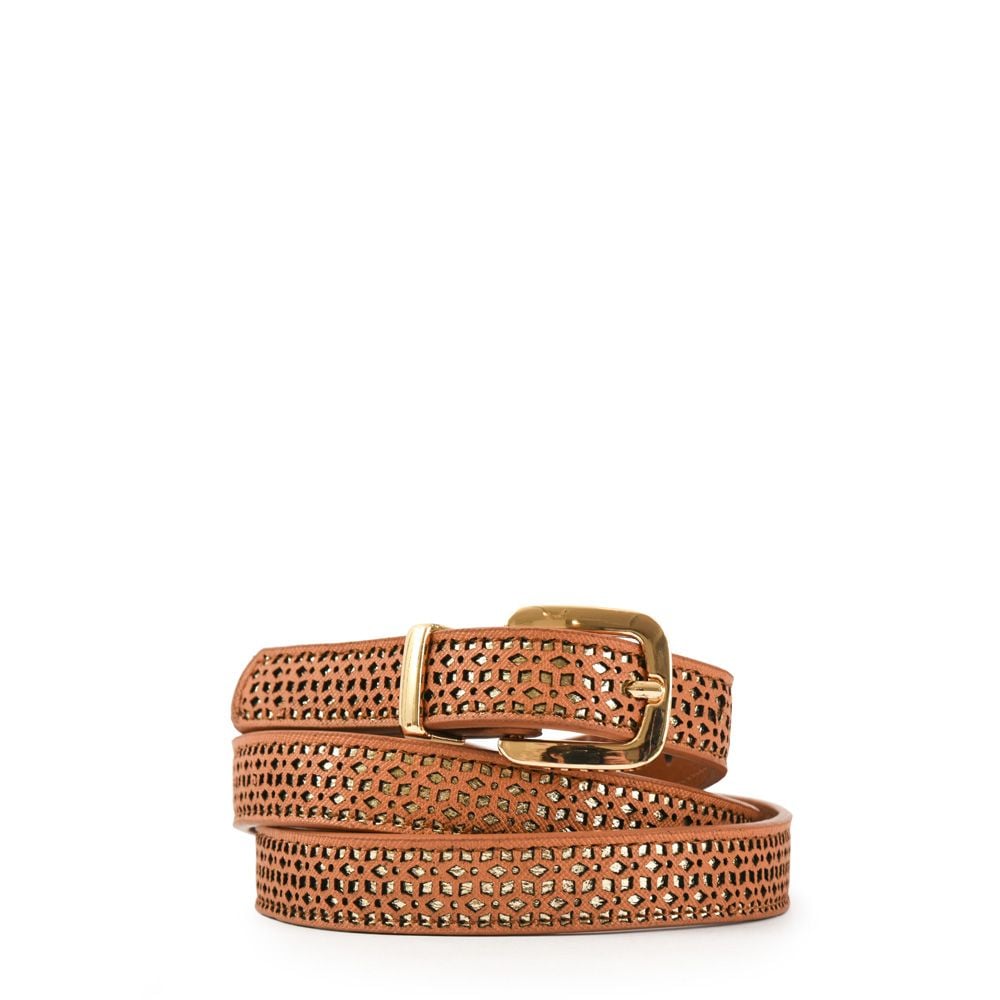 CINTURÓN ZIOL 12307524B36010L CAMEL HIRUELA TALLA L - 1