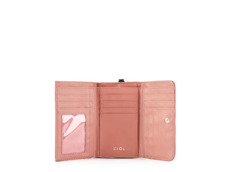 BILLETERA MEDIANA ZIOL HEIDI CORAL - 3