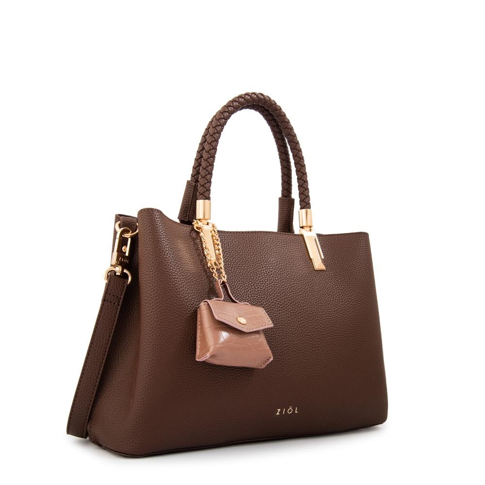 CARTERA DOS ASAS ZIOL BAMBINA CAFÉ - 2